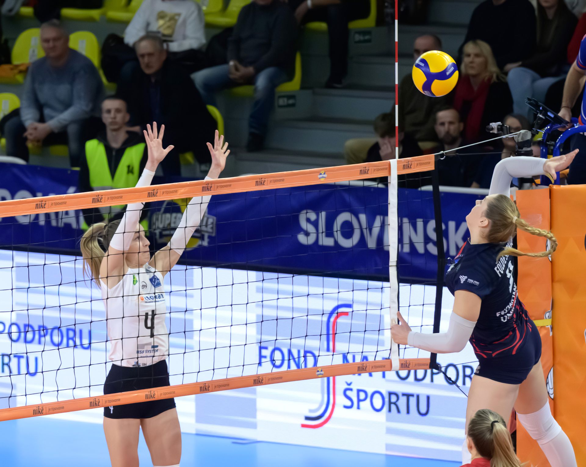 VA UNIZA Žilina - Kooperativa Slávia EUBA. Zdroj: TASR