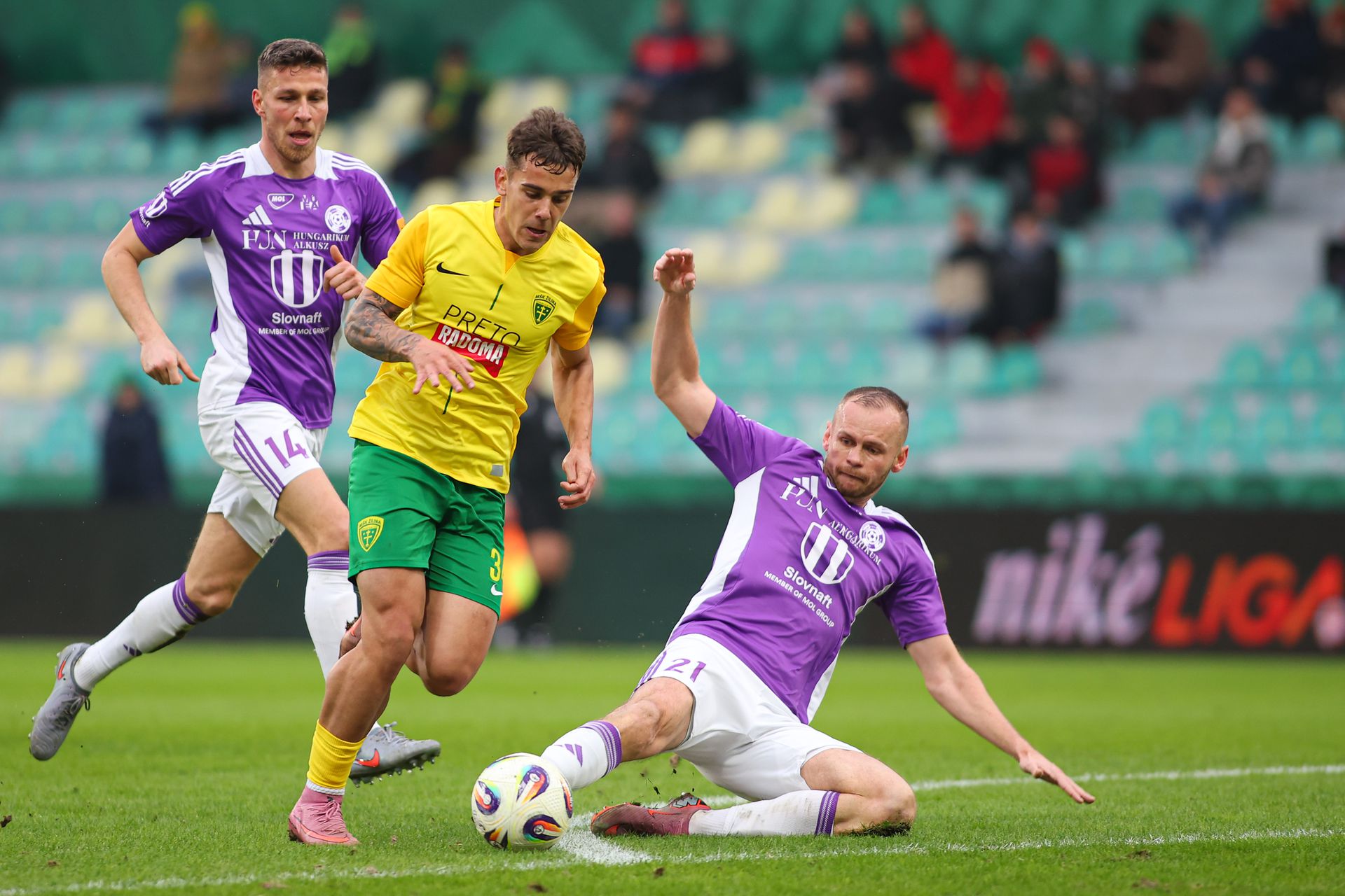 MŠK Žilina - KFC Komárno. Zdroj: TASR