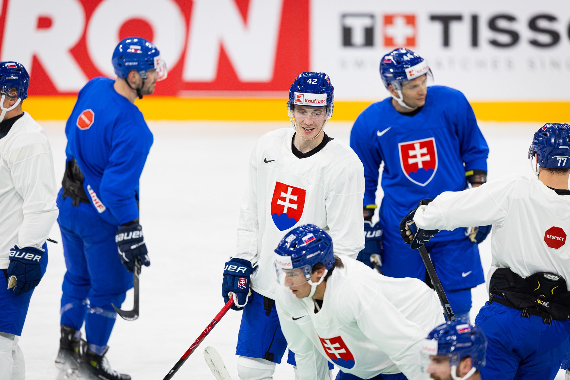 Druhý tréning Slovenska pred MS v hokeji 2025 v Štokholme. Zdroj: ŠPORT.sk / Štefan Dobiaš