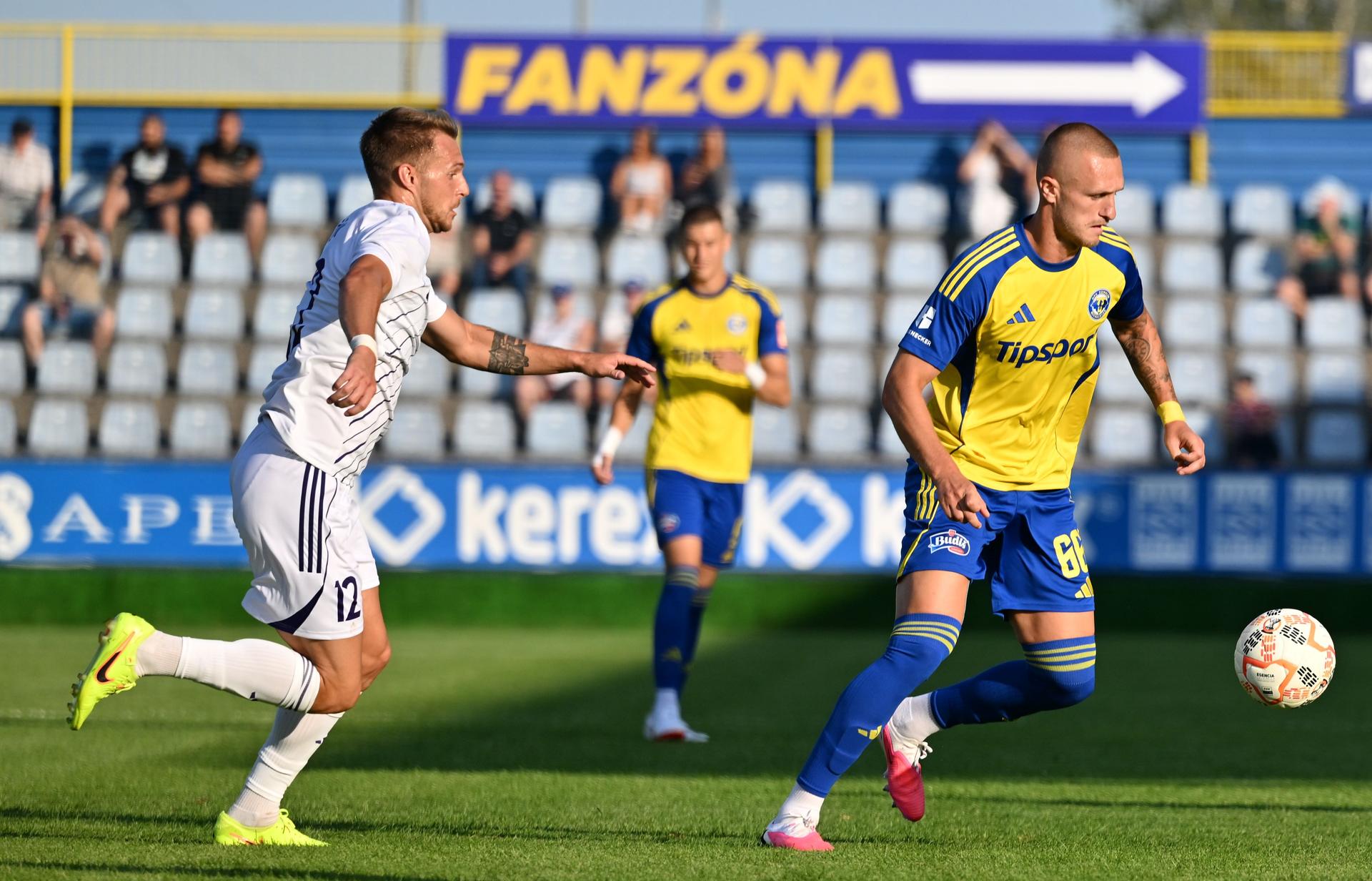 MFK Zemplín Michalovce - KFC Komárno. Zdroj: TASR