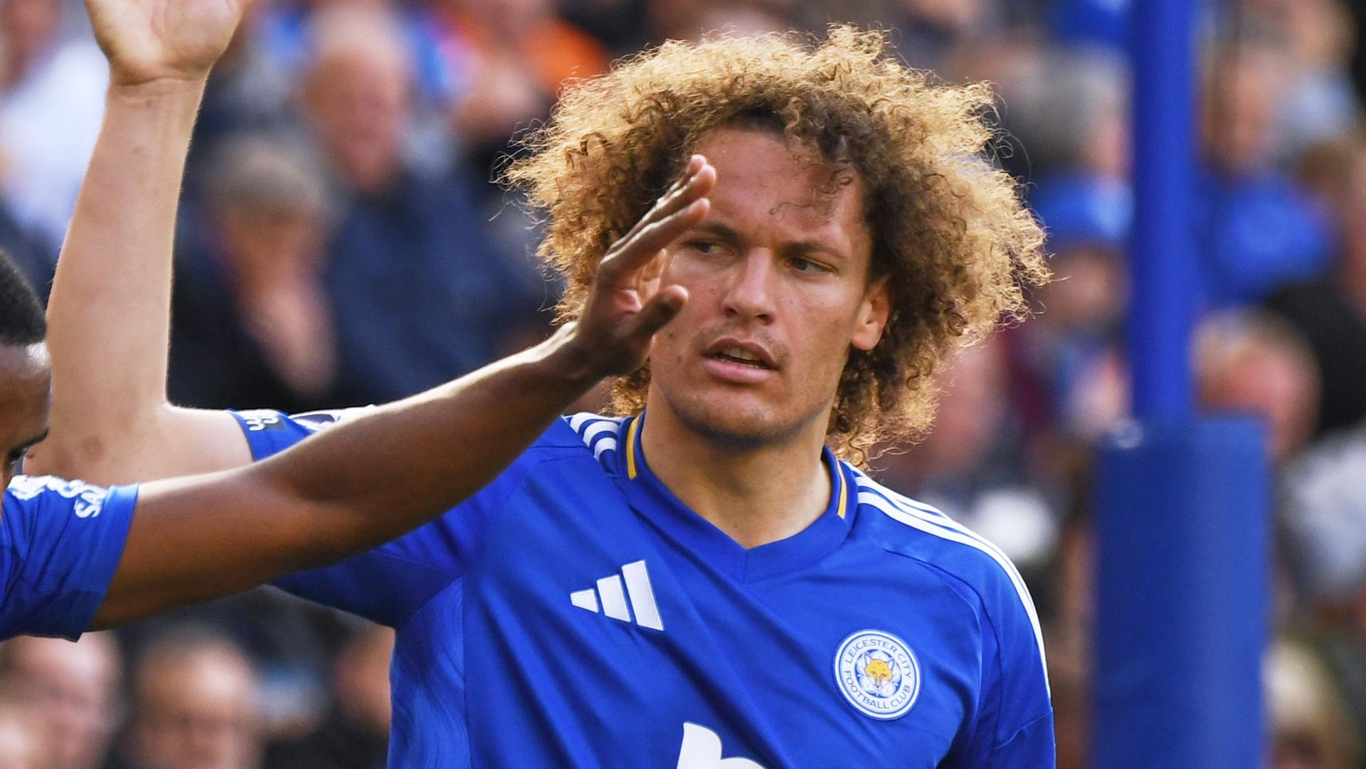 Wout Faes z Leicesteru City. Zdroj: SITA/AP