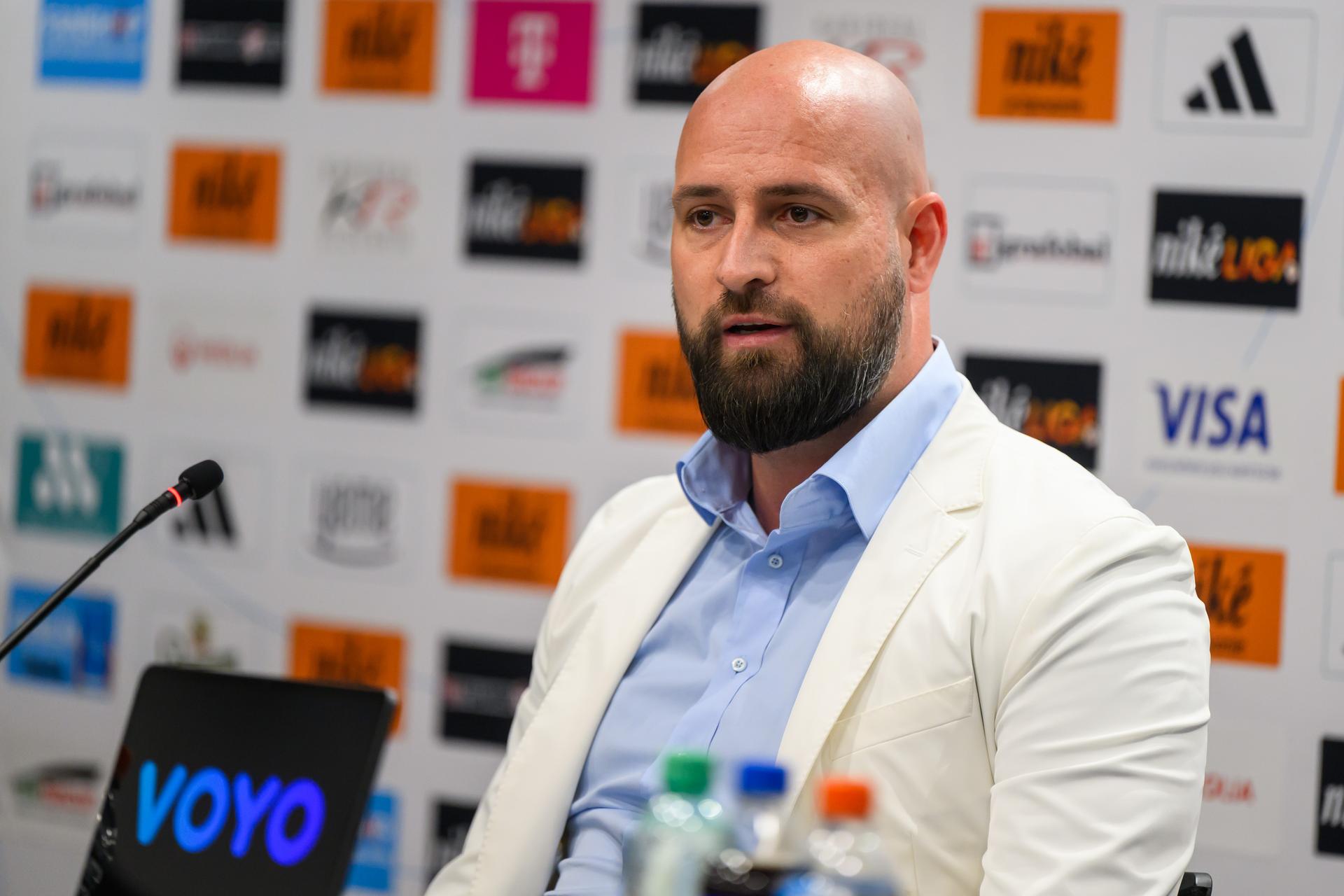 Generálny riaditeľ ŠK Slovan Bratislava Ivan Kmotrík ml.
Zdroj: TASR