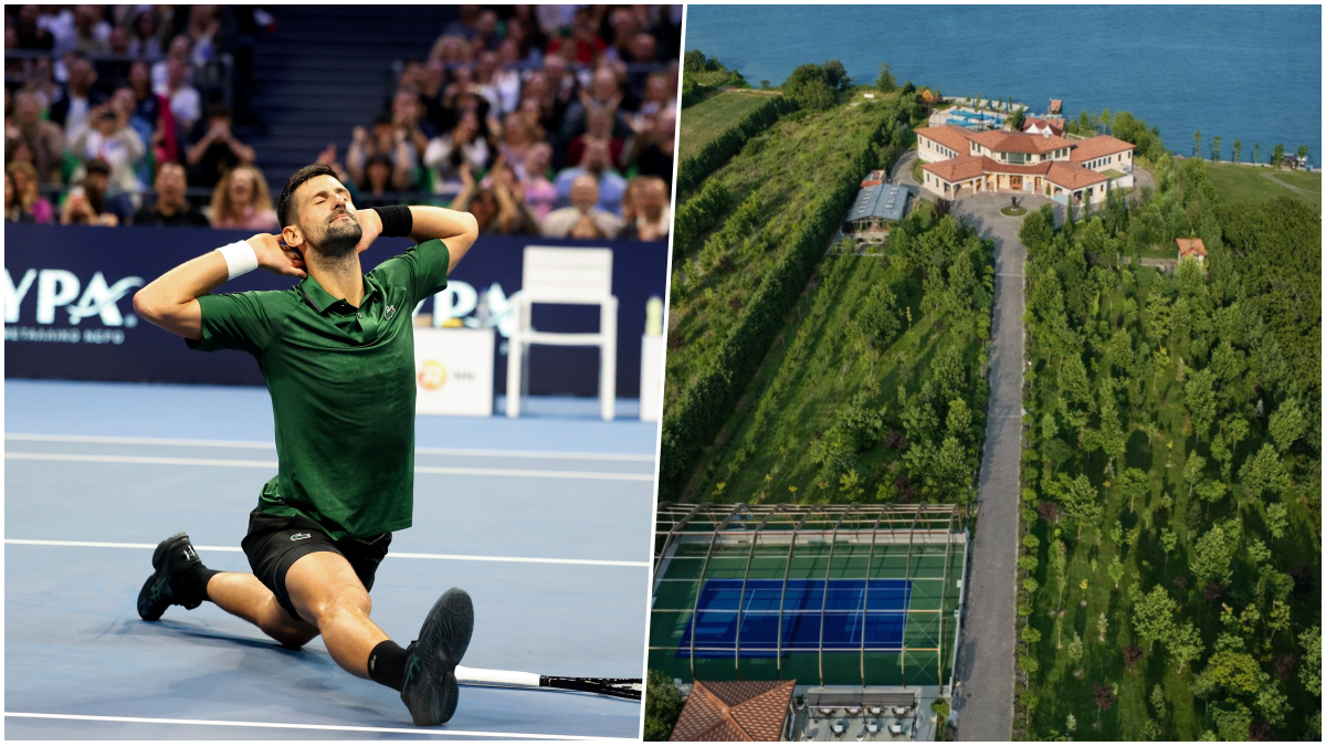 FOTO Novak Djokovič prenajíma svoju luxusnú vilu s vlastným vodopádom. Cena za noc vyráža dych