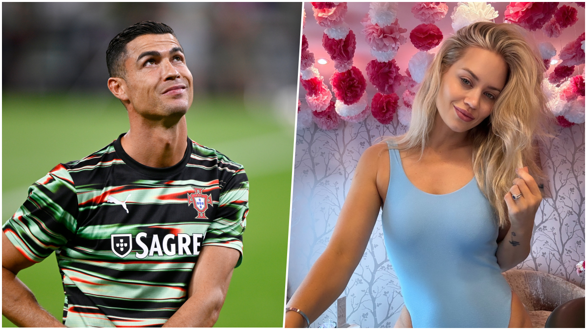 Cristiano Ronaldo a Kimberly Wyattová. Zdroj: SITA/AP, Instagram / kimberlywyatt