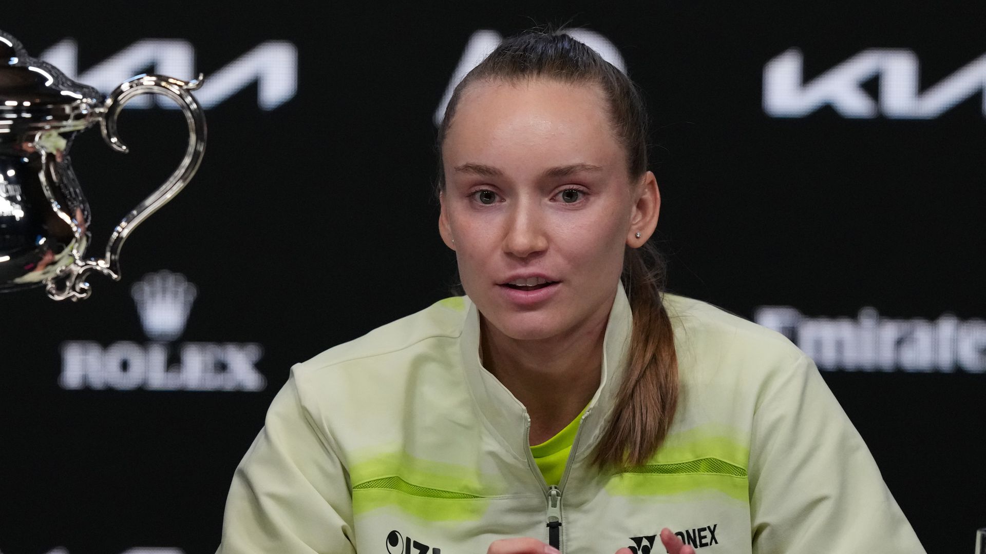 Jelena Rybakinová. Zdroj: SITA/AP