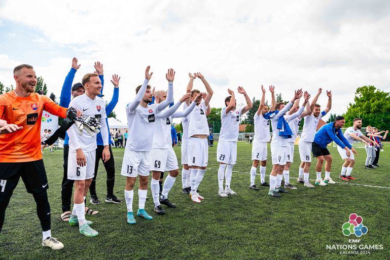 Slovensko sa stalo po penaltovej dráme víťazom EMF Nations Games