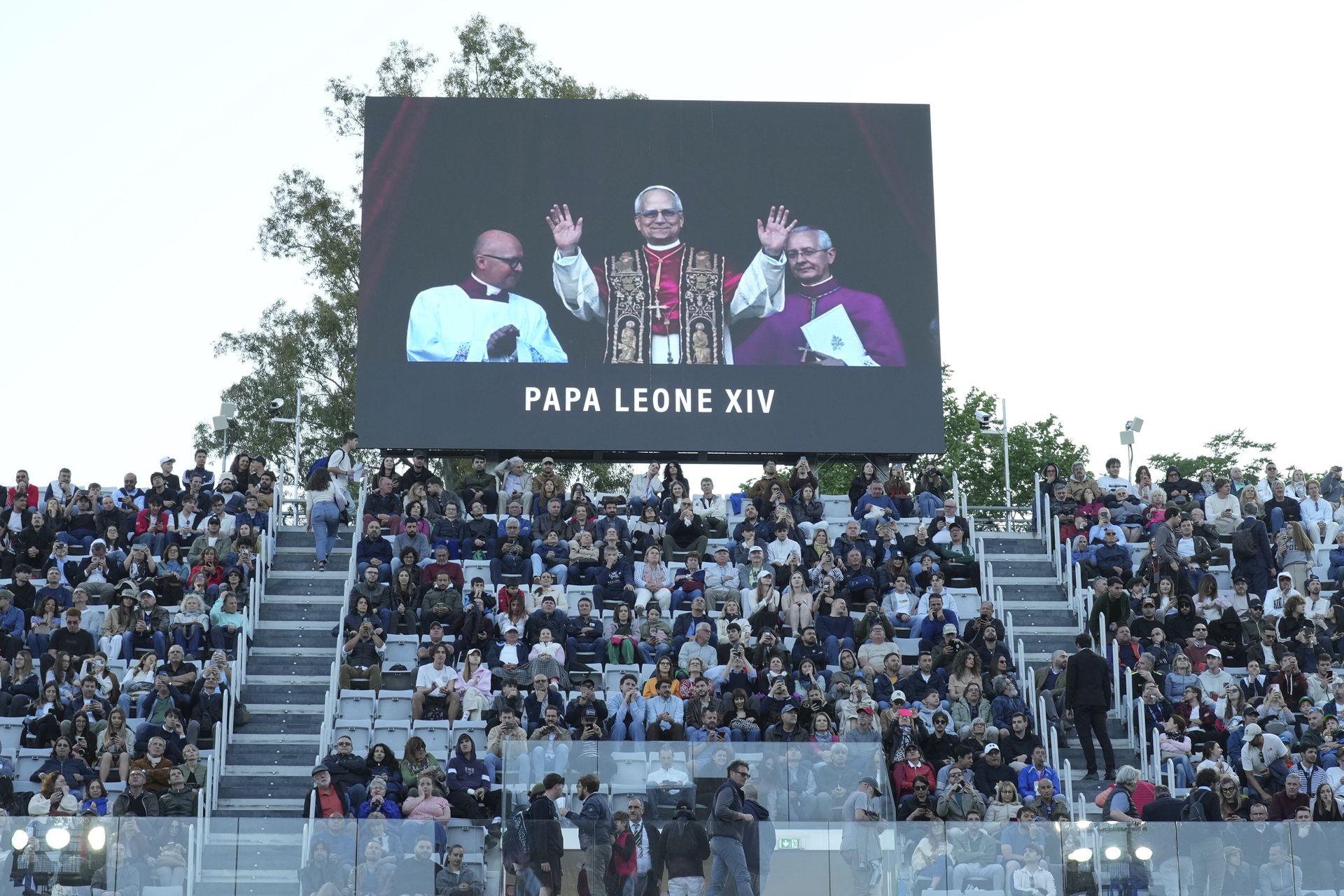Zvolenie pápeža Leva XIV. prerušilo ATP Rím. Zdroj: SITA/AP
