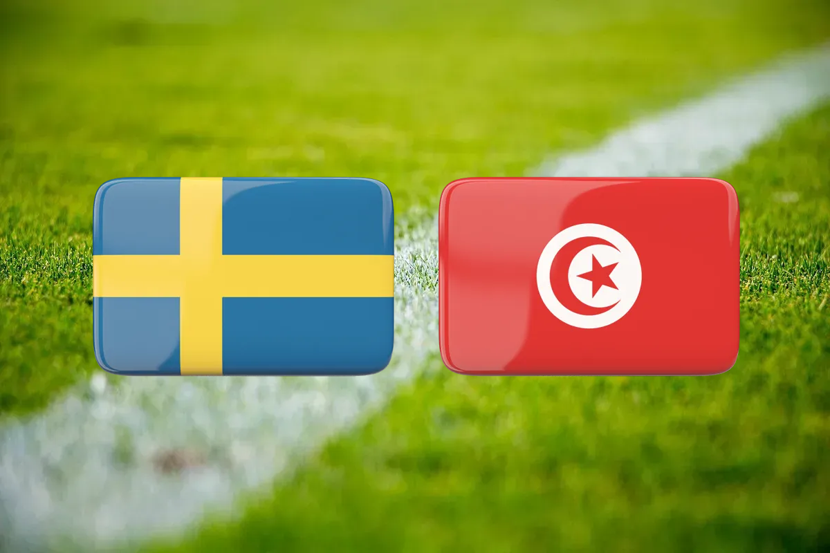 Švédsko - Tunisko / zápas F-skupiny na MS vo futbale 2026