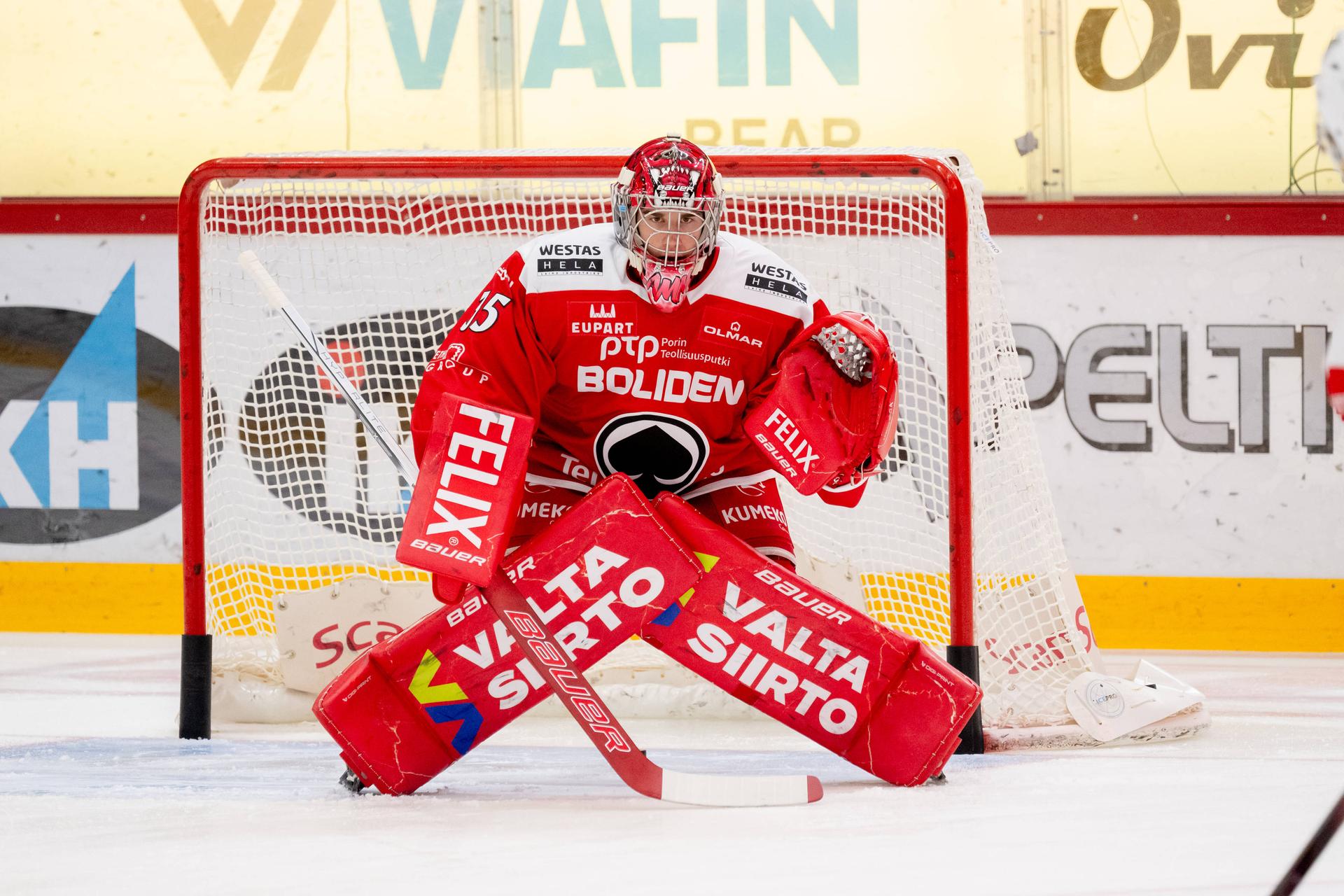 Filip Lindberg v drese tímu Ässät. Zdroj: IMAGO