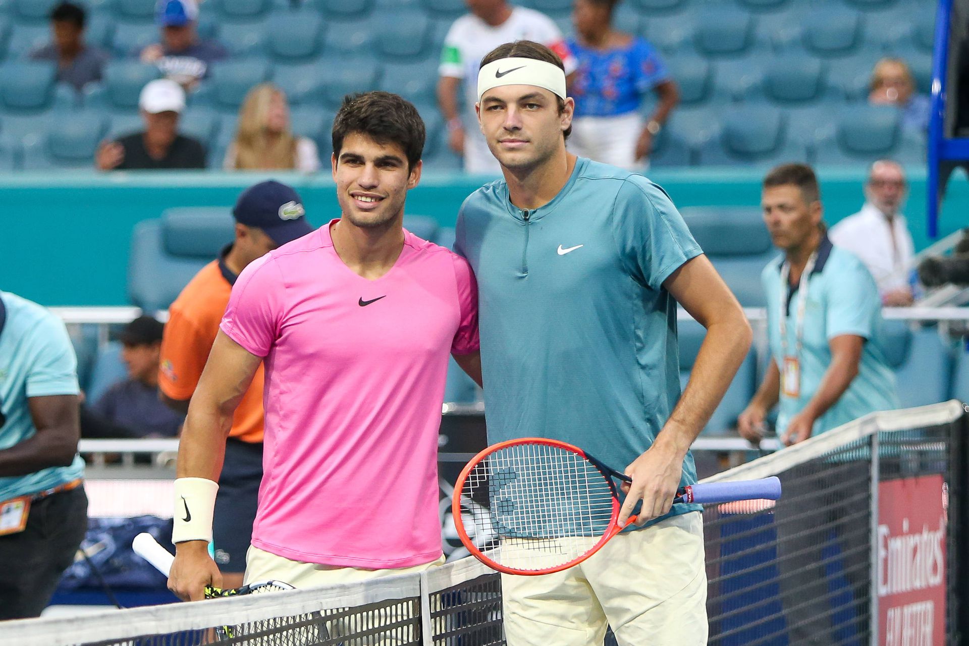 Carlos Alcaraz a Taylor Fritz