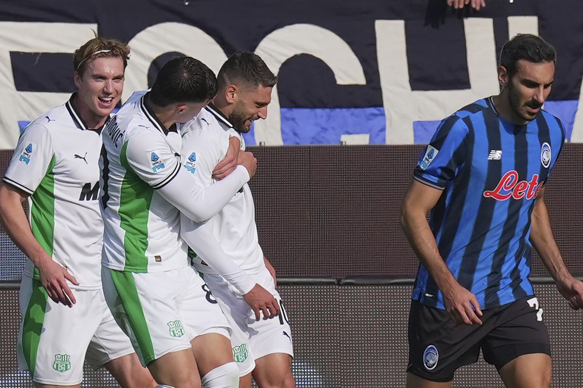 Sassuolo s veľkým víťazstvom. Atalanta pred domácim publikom nepredviedla takmer nič