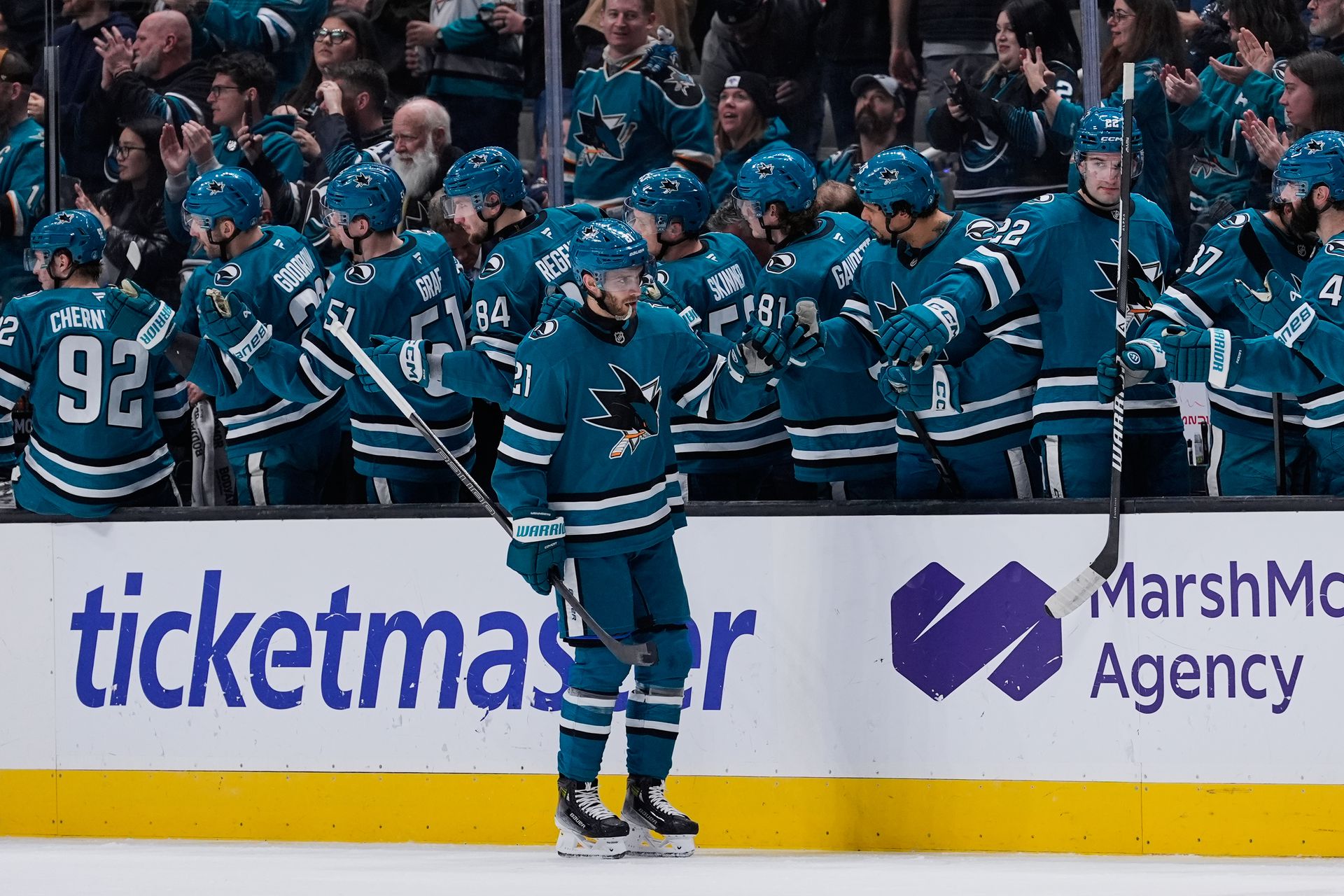 San Jose Sharks - Dallas Stars. Zdroj: SITA/AP