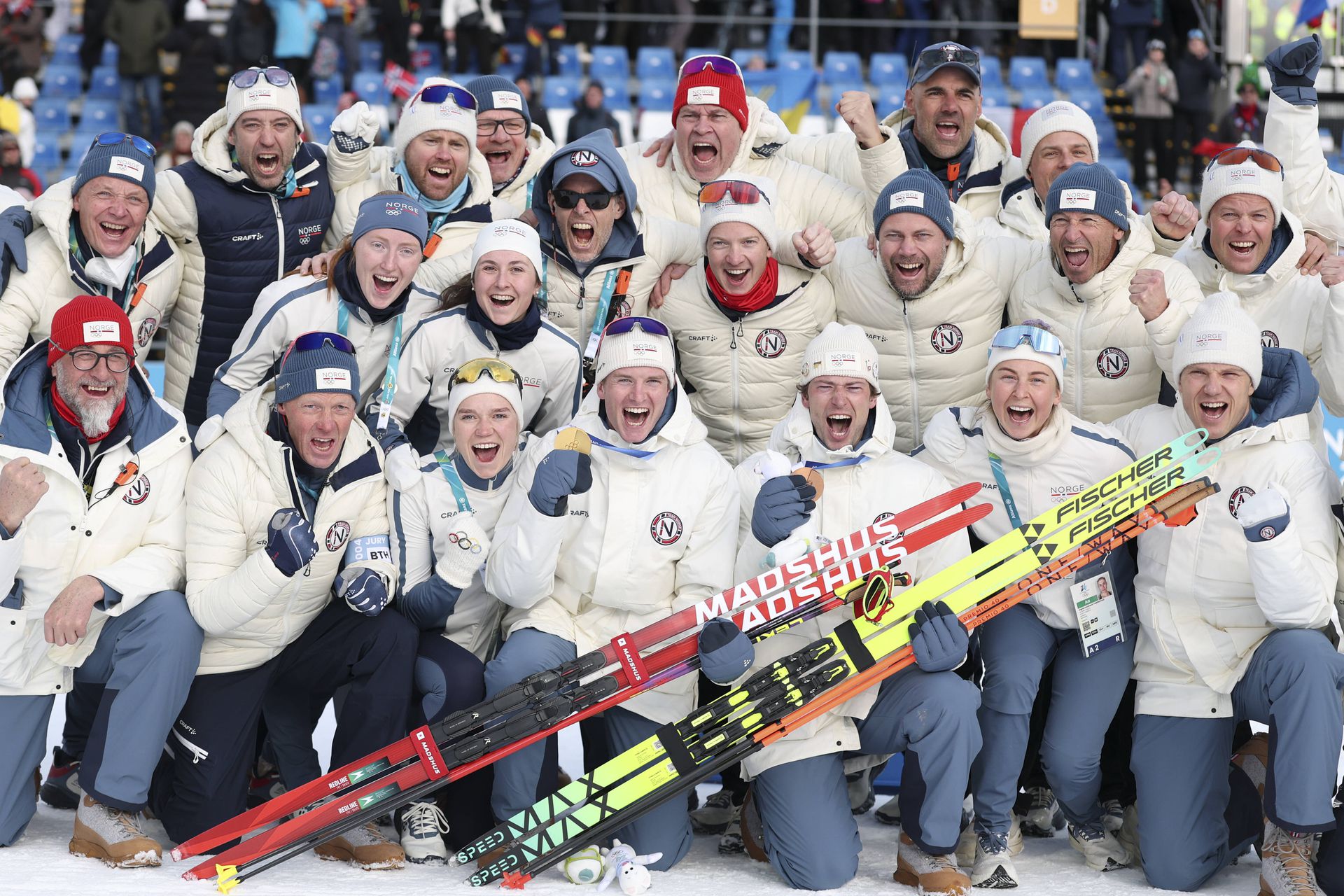 Nórsky biatlonový tím.