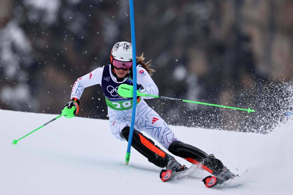 Vlhová returns for slalom at 2026 Winter Olympics, Shiffrin leads after first run