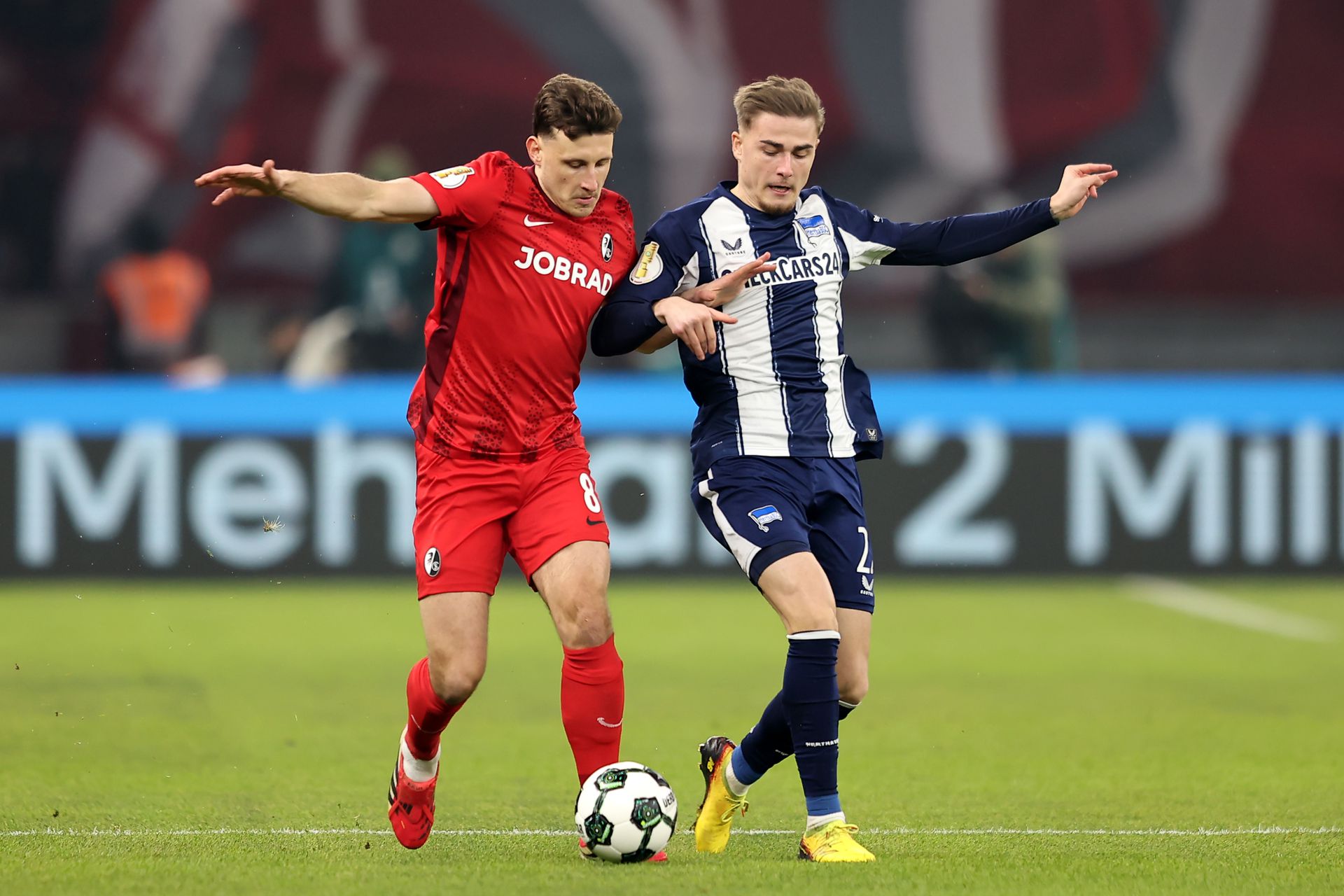 Hertha Berlín - Freiburg. Zdroj: SITA/AP