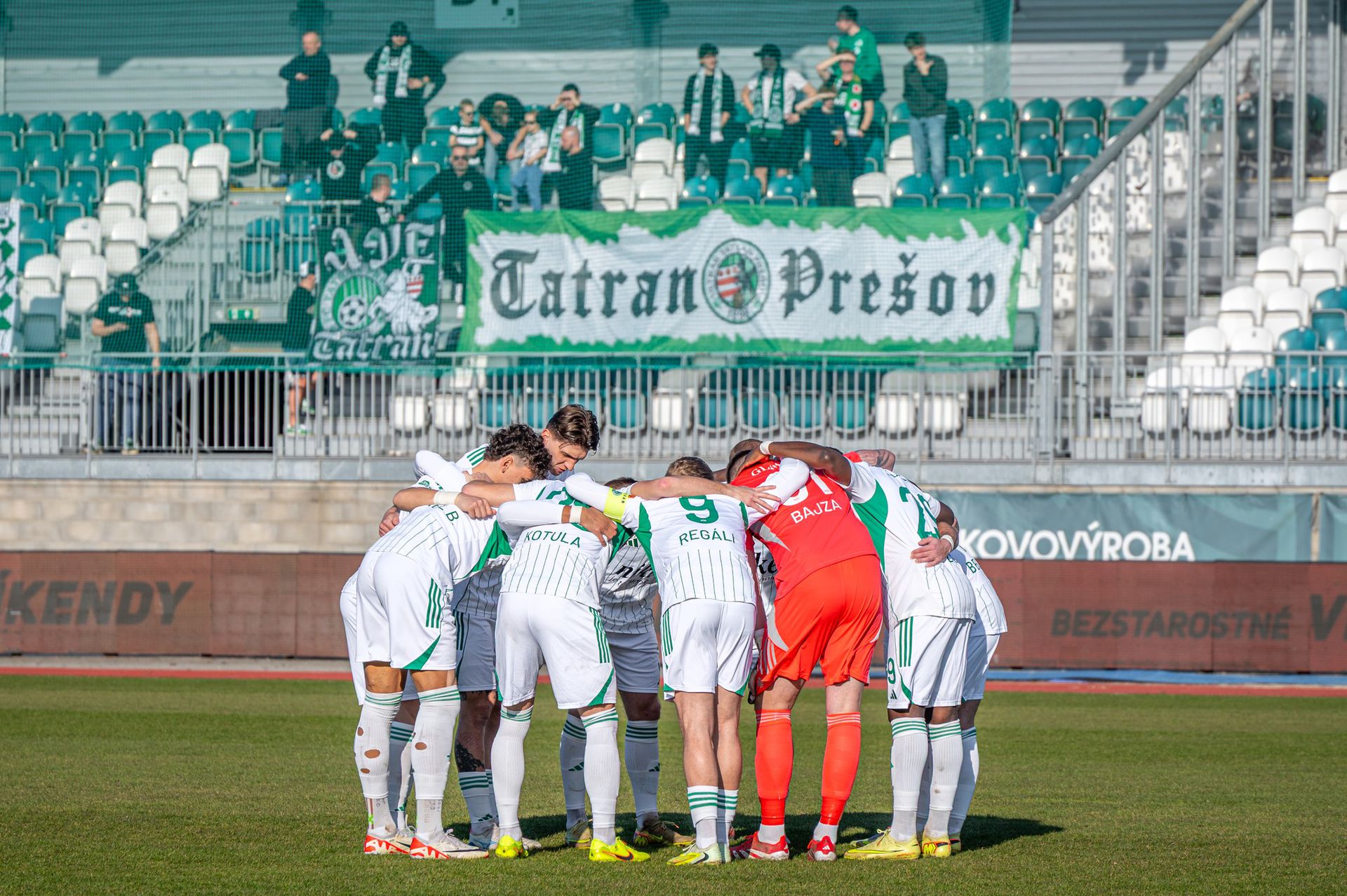 Futbalisti Tatrana Prešov. Zdroj: FC Tatran Prešov / FB