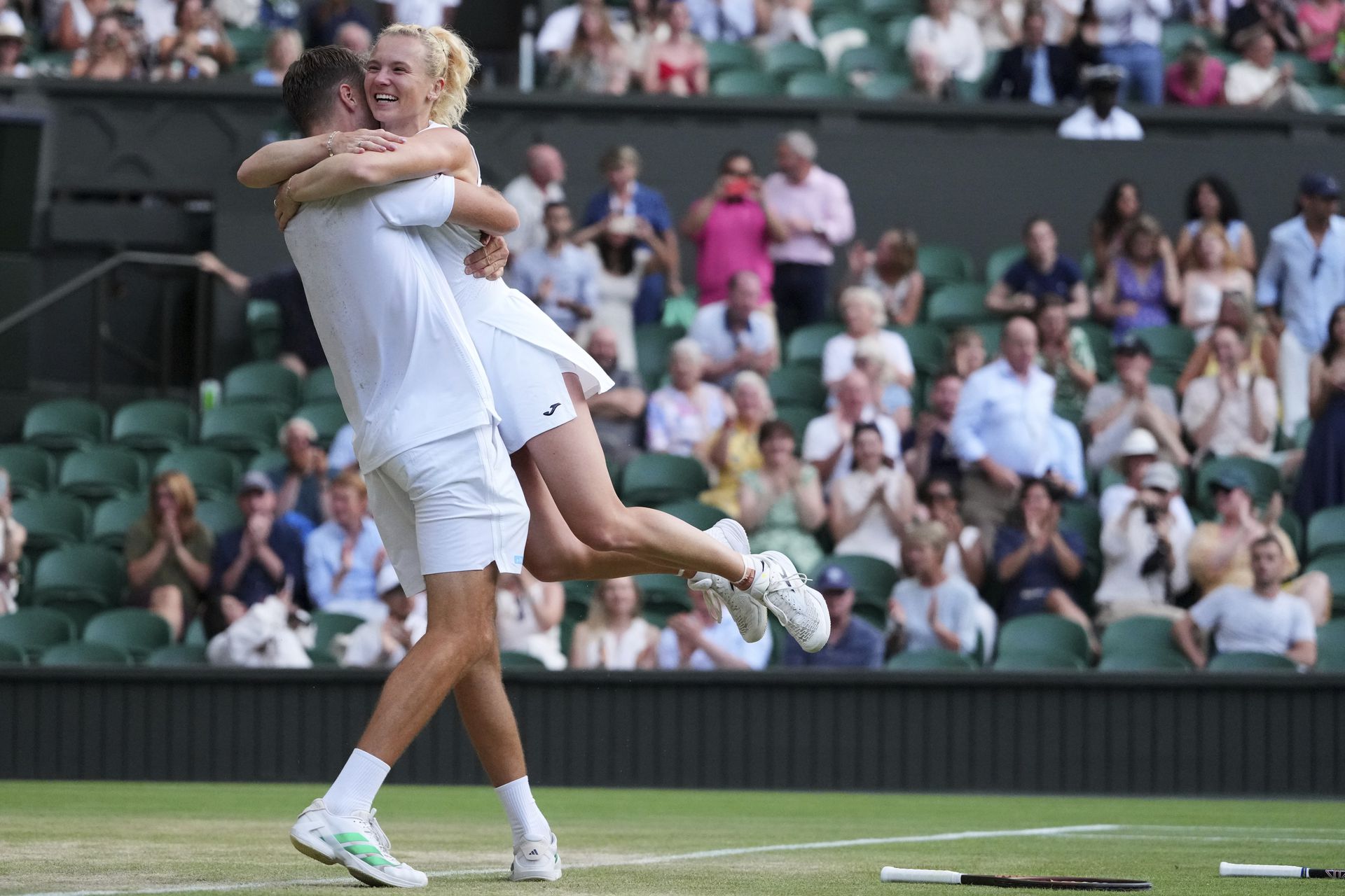Katěrina Siniaková a Sem Verbeek, zdroj: SITA/AP