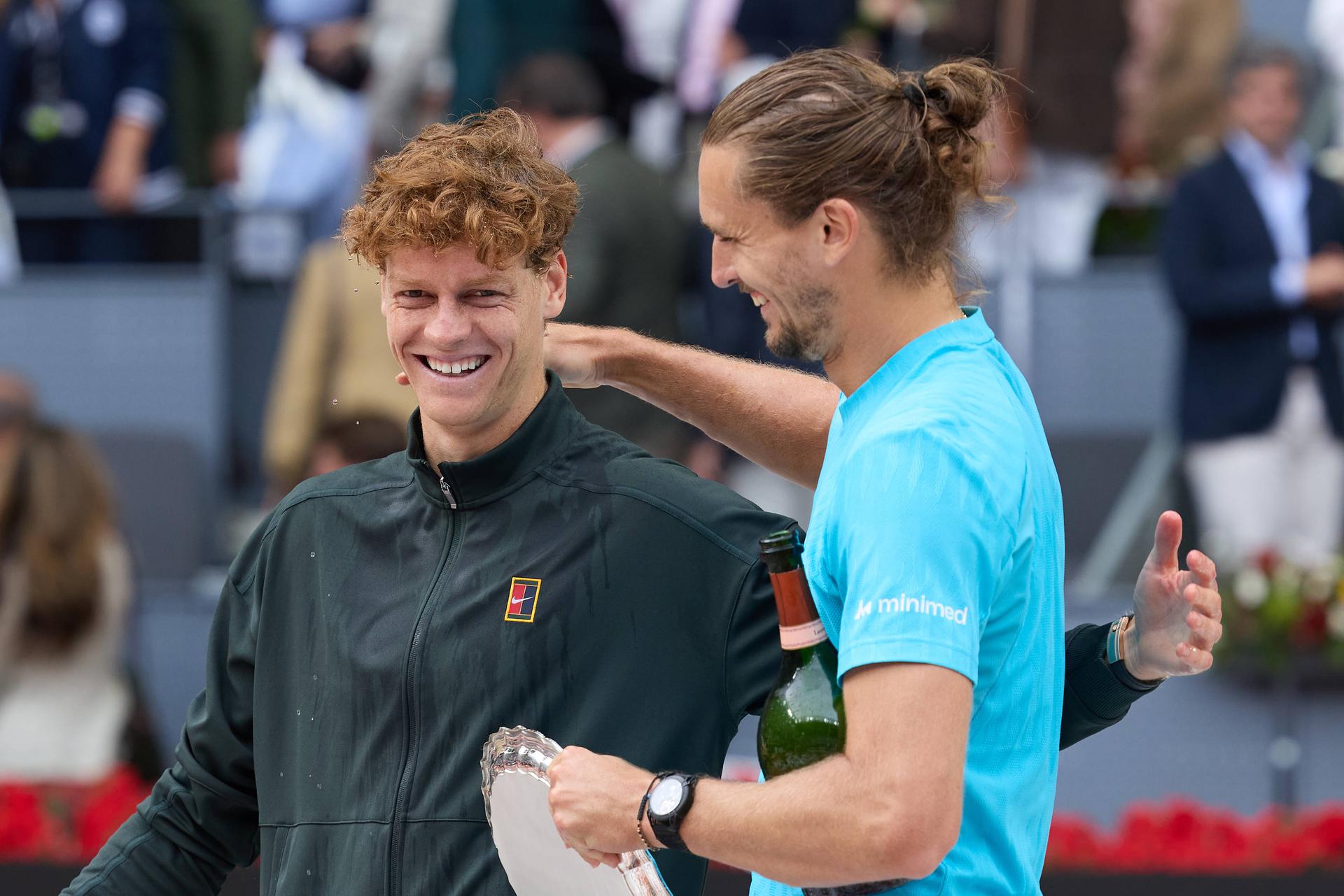 Jannik Sinner a Alexander Zverev