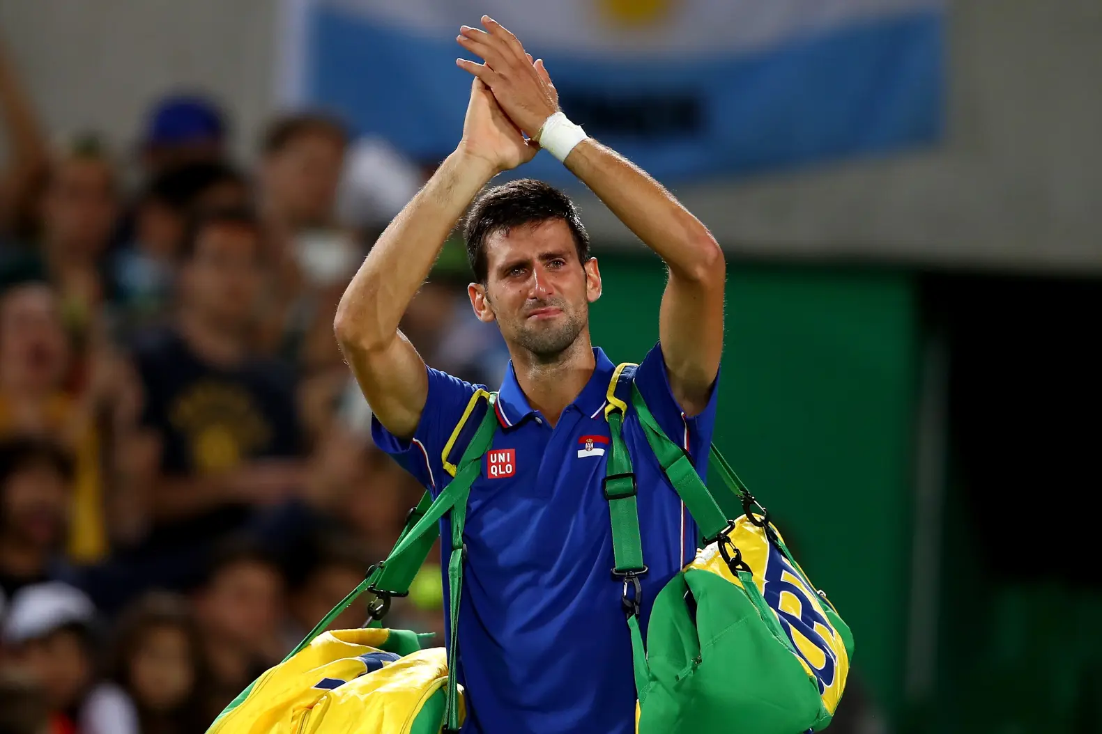 Novak Djokovič po prehre na olympijských hrách v Riu 2016, zdroj: SITA/AP