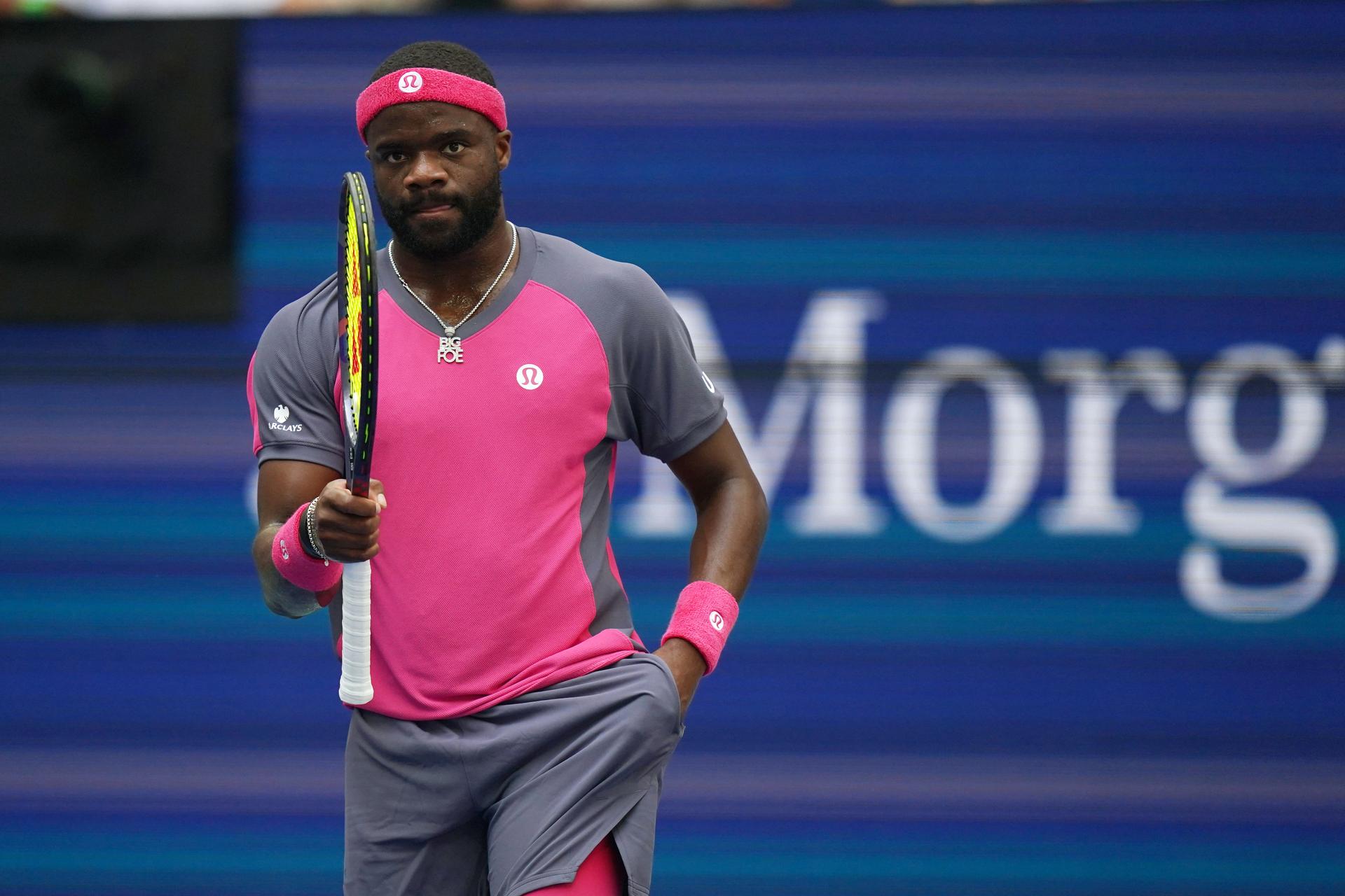 Americký tenista Francis Tiafoe.
Zdroj: SITA/AP
