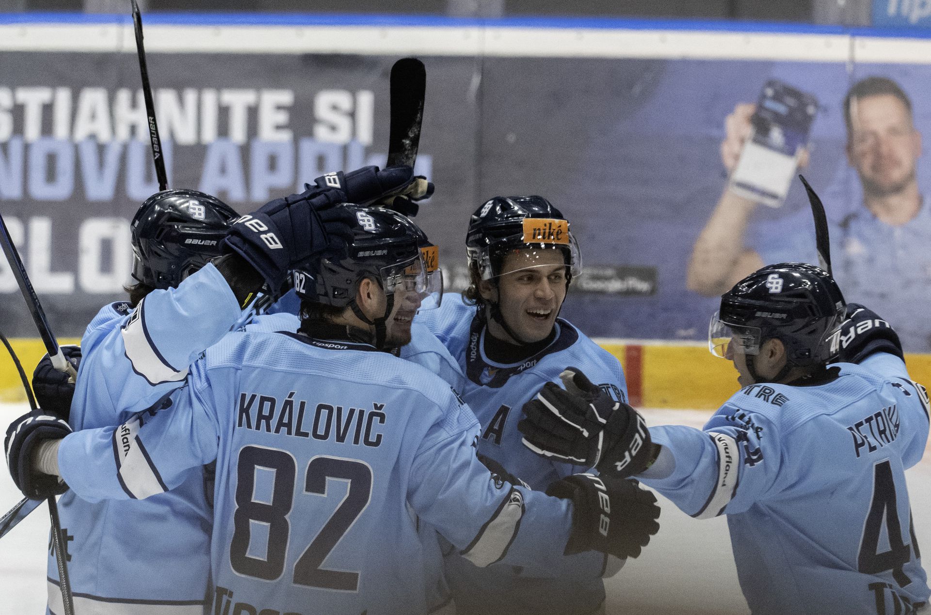 HC Slovan Bratislava - HK 32 Liptovský Mikuláš. Zdroj: TASR