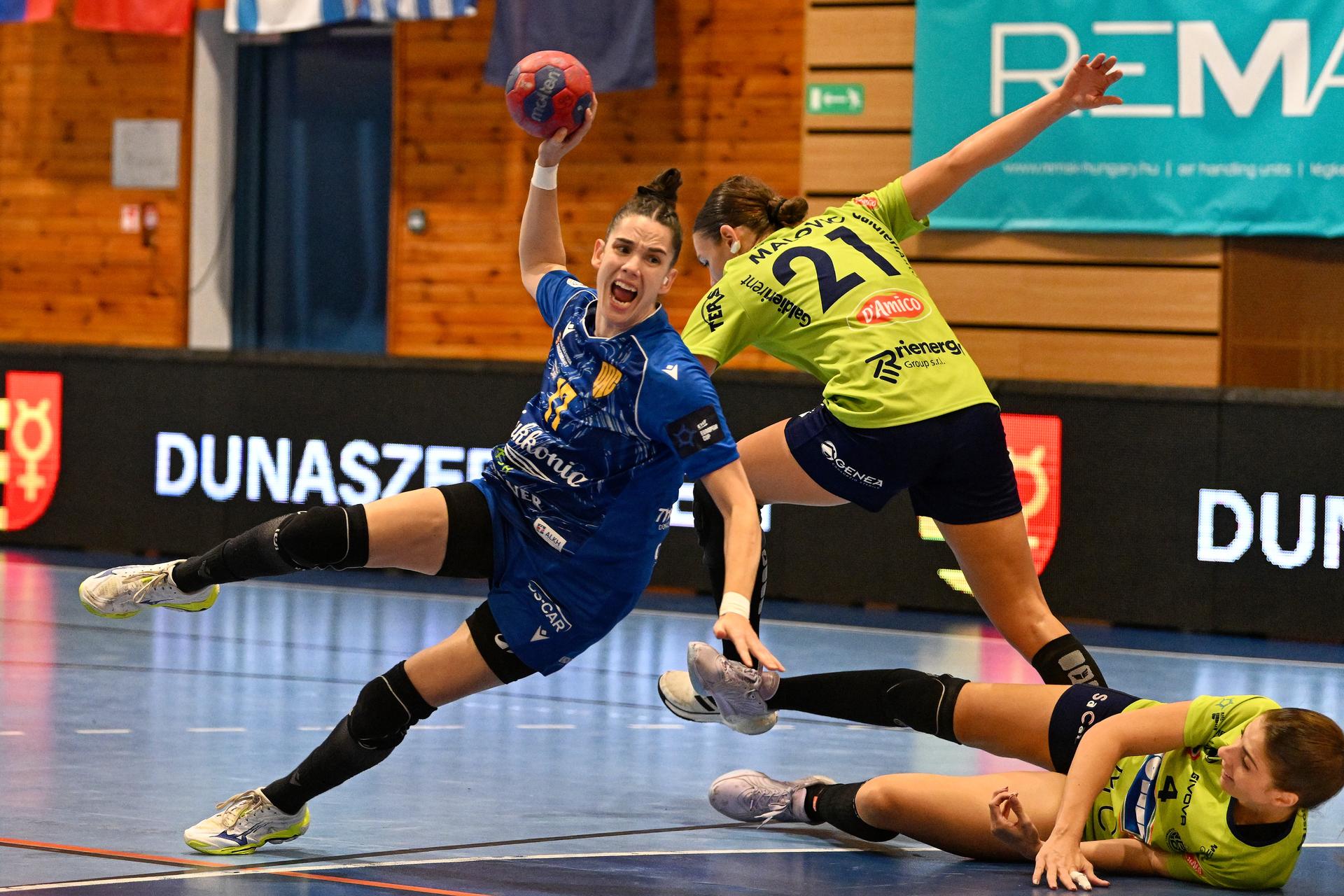 HC DAC Dunajská Streda - Jomi PDO Salerno.
Zdroj: TASR
