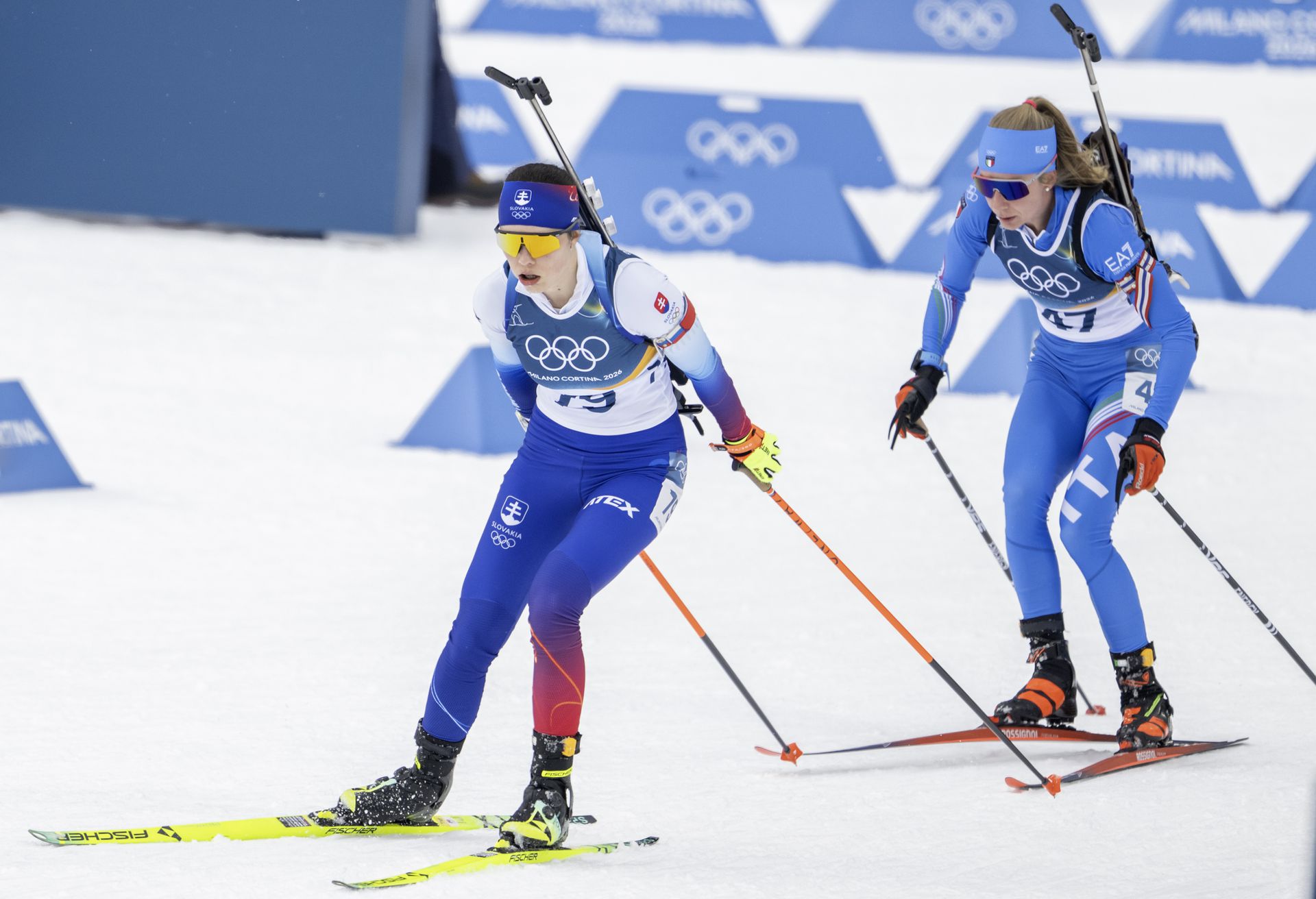 Ema Kapustová na ZOH 2026. Zdroj: TASR