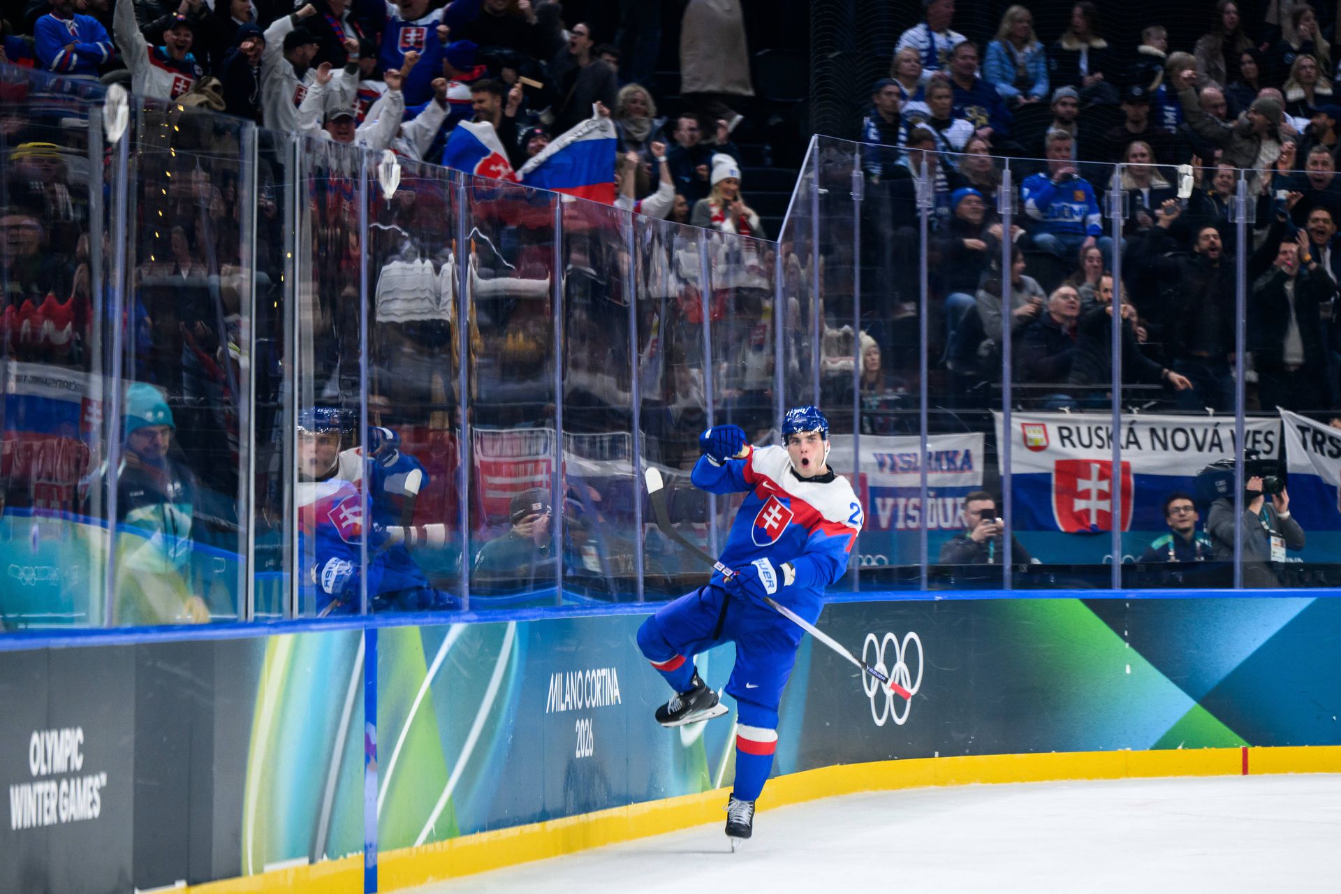 Slovensko - Fínsko / hokej na ZOH 2026. Zdroj: IMAGO