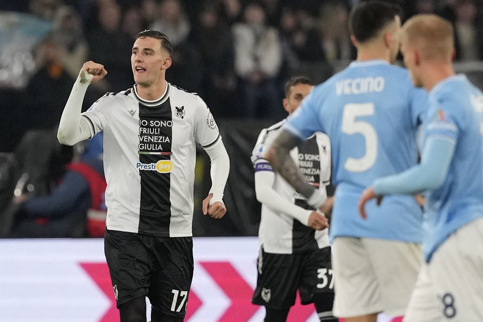 Udinese zvíťazilo v Ríme a získalo cenné tri body v boji o záchranu