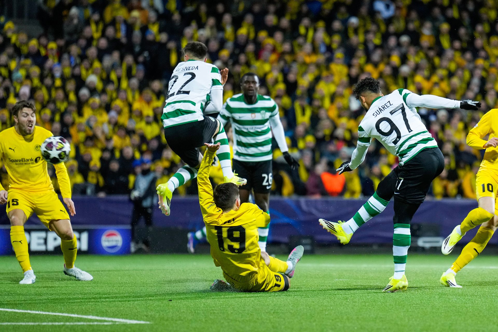 Bodö/Glimt - Sporting Lisabon. Zdroj: SITA/AP