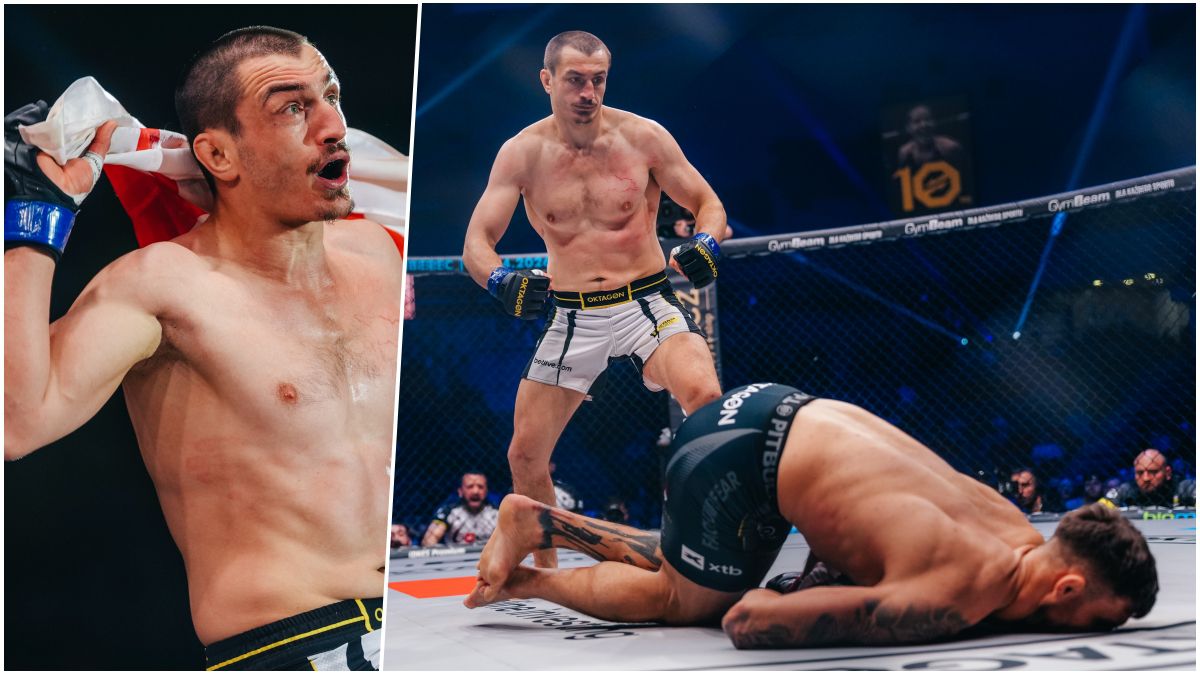 Amiran Gogoladze knokautoval Iona Surdua. Zdroj: Oktagon