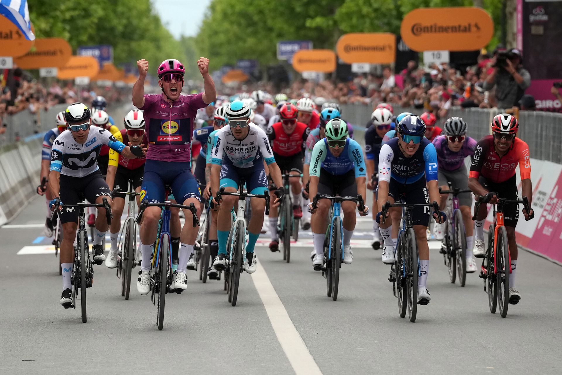 Mads Pedersen. Zdroj: x.com/giroditalia