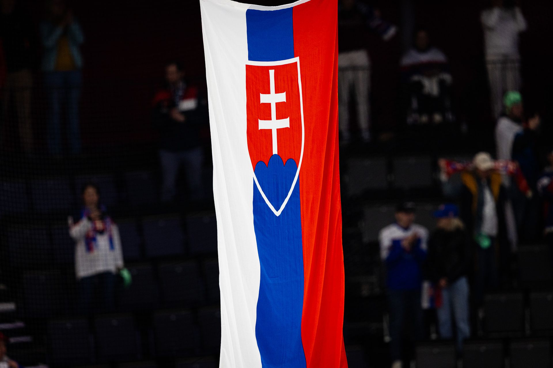 Slovensko, vlajka. Zdroj: Štefan Dobiaš / ŠPORT.sk