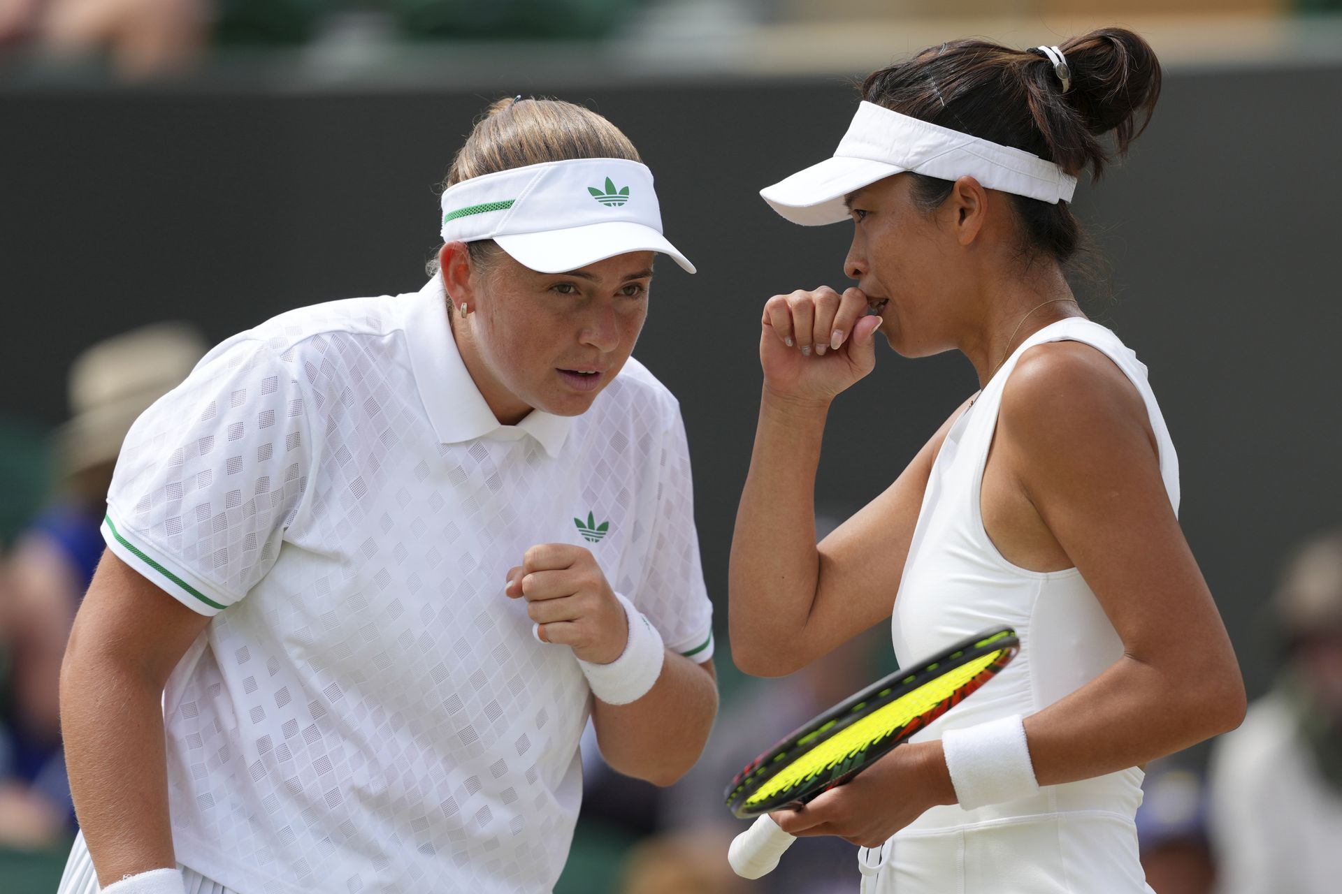 Jelena Ostapenková,Hsieh Su-wei 
Zdroj: SITA/AP