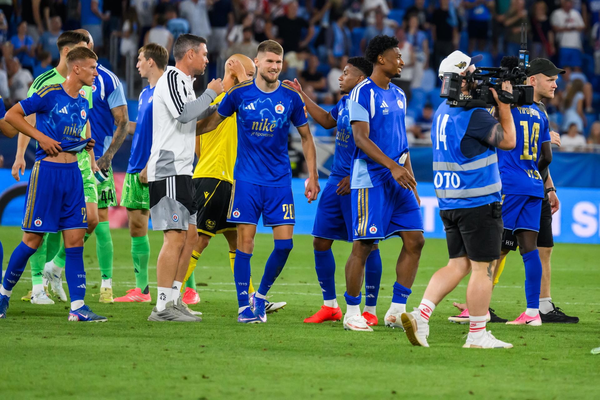 ŠK Slovan Bratislava - Mjällby AIF, zdroj: TASR