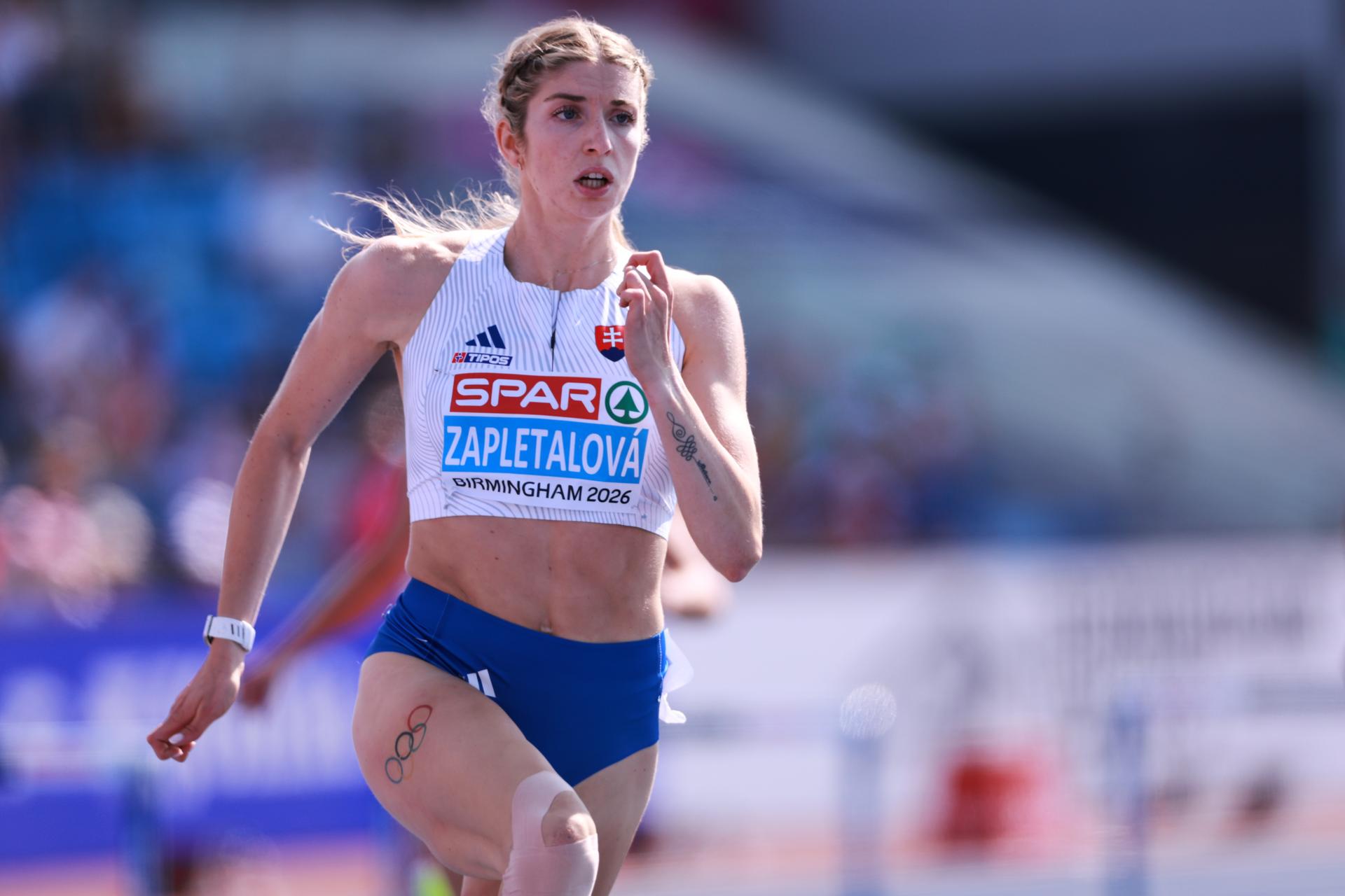 Emma Zapletalová na majstrovstvách Európy. Zdroj: SITA/AP