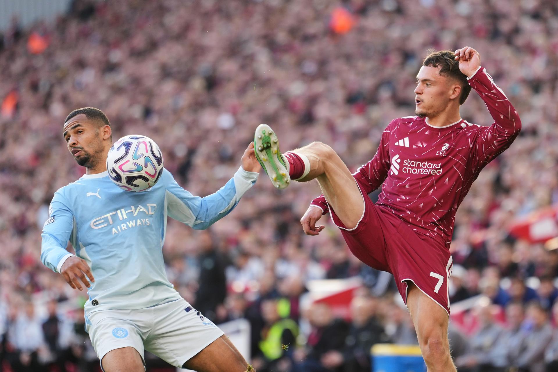 Liverpool - Manchester City. Zdroj: SITA/AP