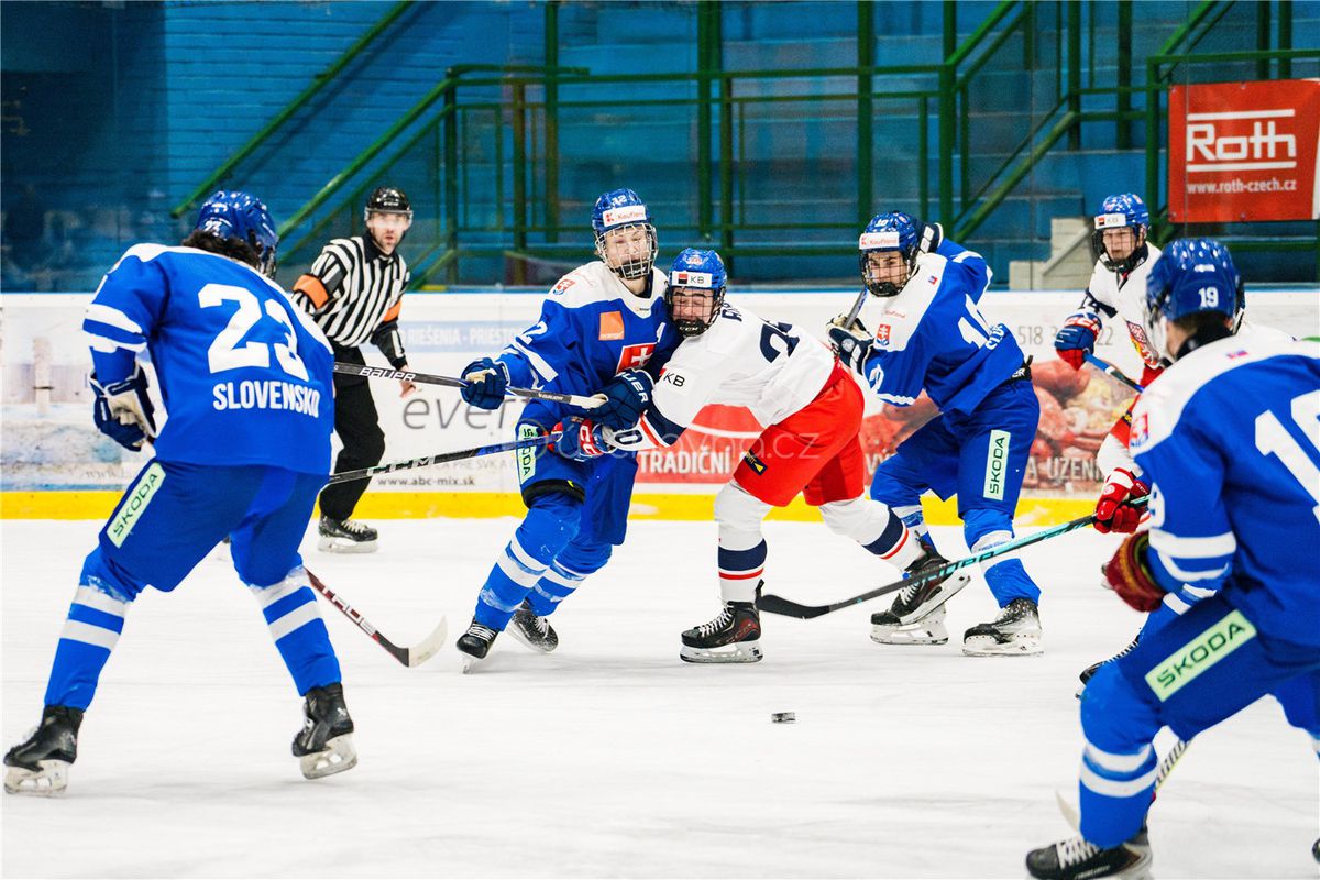 Slovenskí mladíci zdolali Čechov aj v druhom zápase