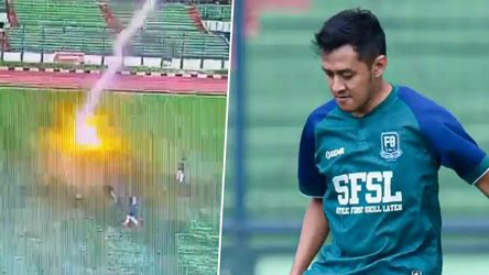 Tragédia v Indonézii. Blesk priamo počas zápasu zabil jedného z hráčov