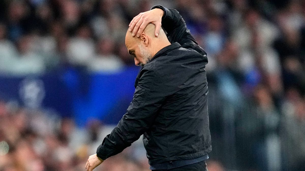 VIDEO Kamery zachytili reakciu Pepa Guardiolu po zdrvujúcej prehre Manchestru City v Lige majstrov