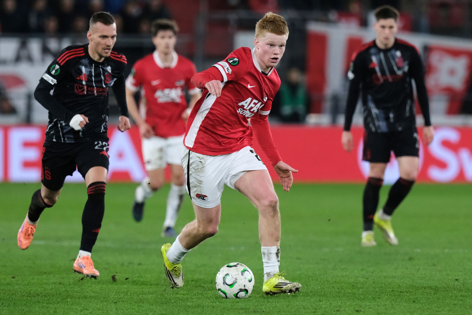 AZ Alkmaar - AC Sparta Praha. Zdroj: SITA/AP