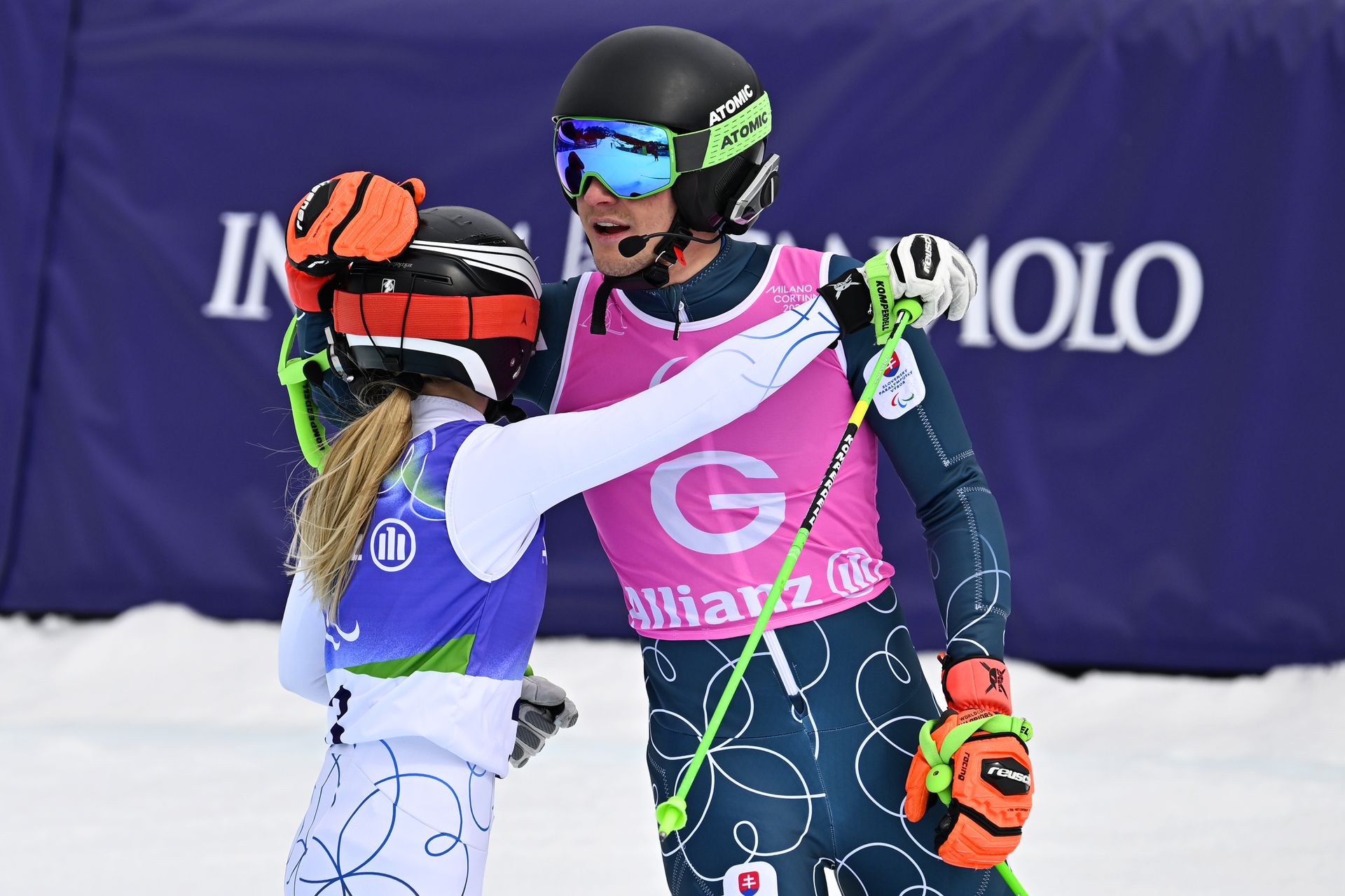 Alexandra Rexová s navádzačom Matúšom Ďurišom, zdroj: TASR