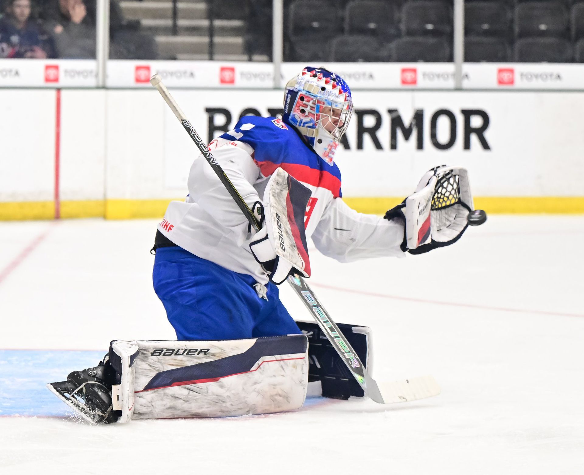 Slovenský hokejový brankár Michal Prádel. Zdroj: IIHF