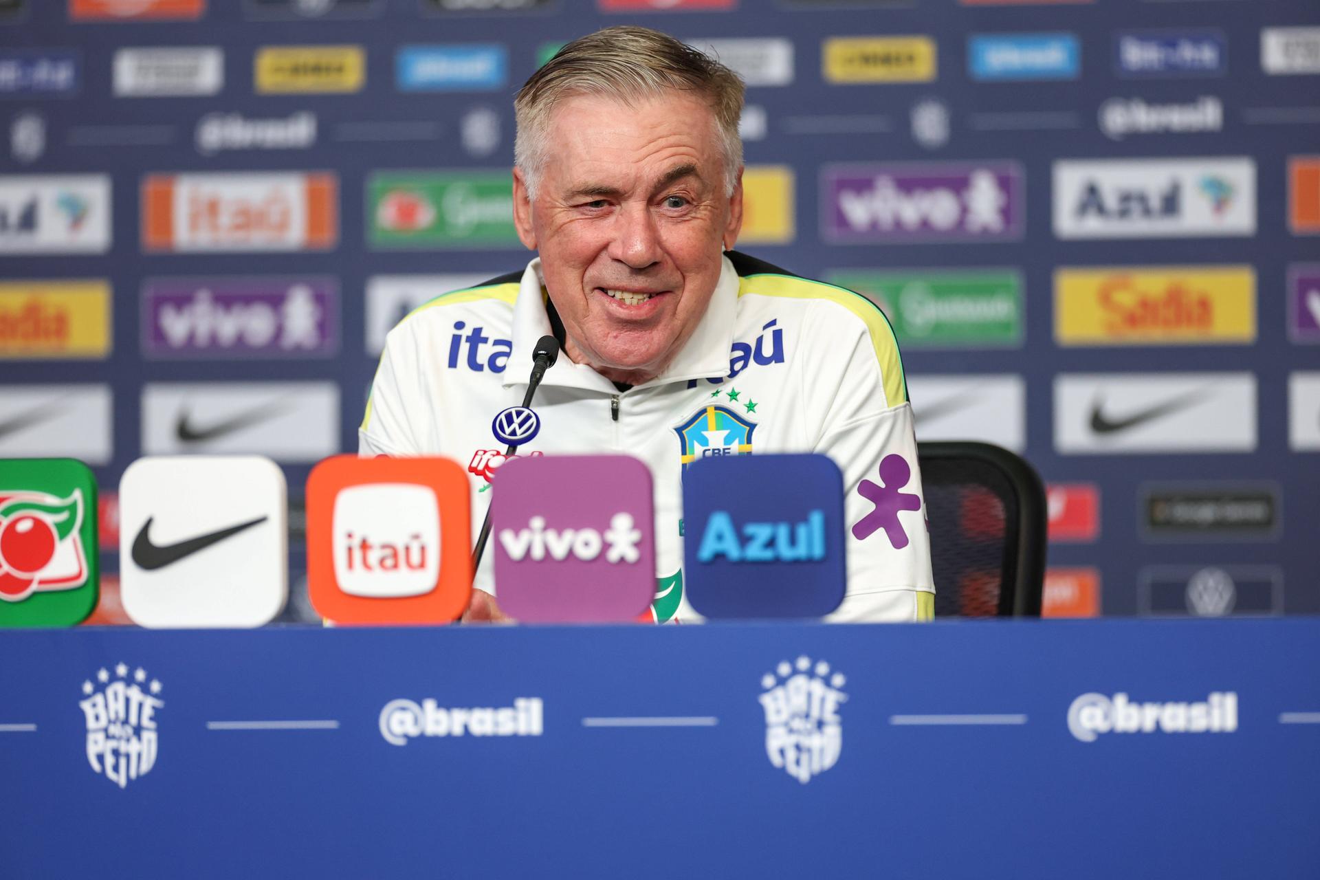 MS vo futbale 2026 / Brazília - tréner Carlo Ancelotti.
