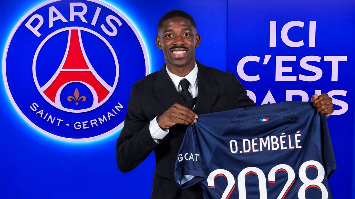 Ousmane Dembele transféré du FC Barcelone au Paris Saint-Germain