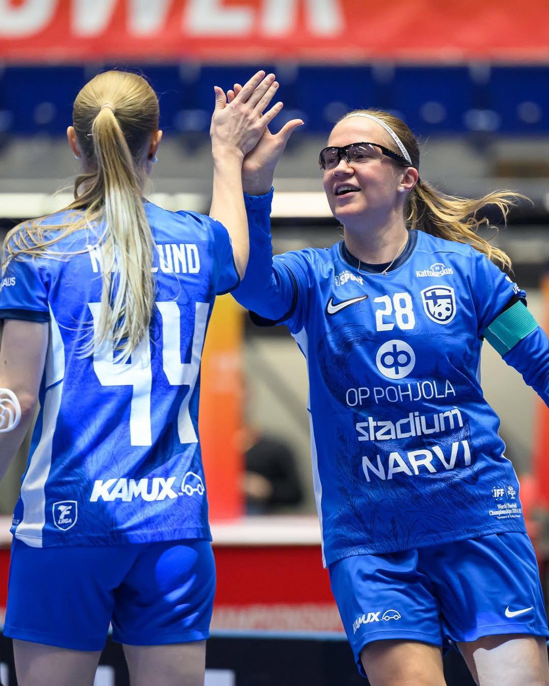 Fínska ženská florbalová reprezentácia.
Zdroj: Instagram/@iffwc