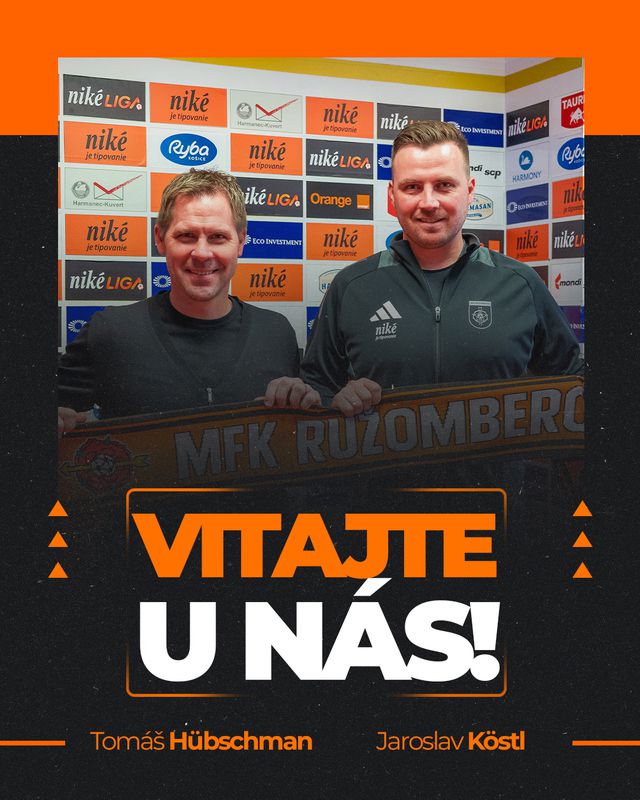 Ružomberok oznámil meno nového trénera. Zmenou si prešiel aj post športového riaditeľa