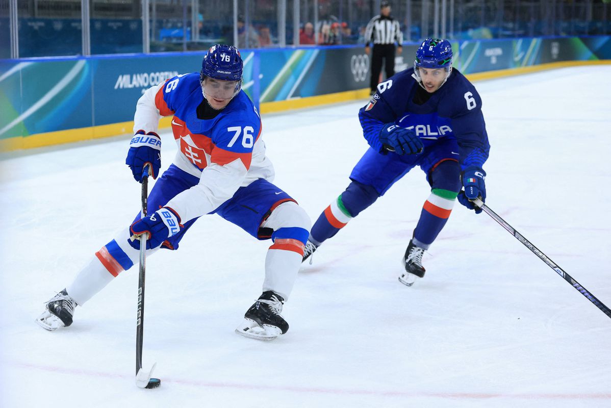 Hokej na ZOH 2026: Štatistiky zápasu Slovensko - Taliansko