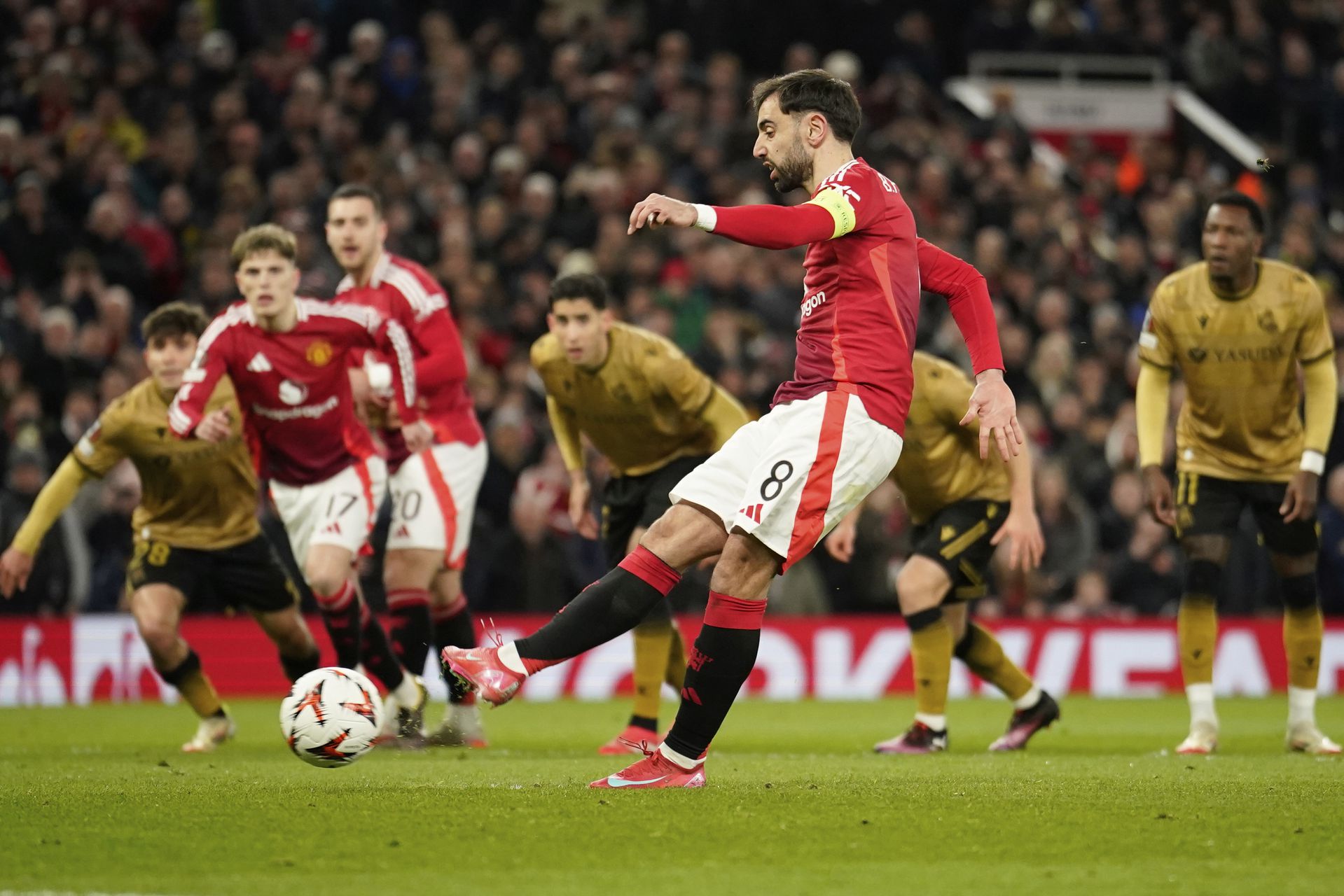 Manchester United - Real Sociedad San Sebastián. Zdroj: SITA/AP