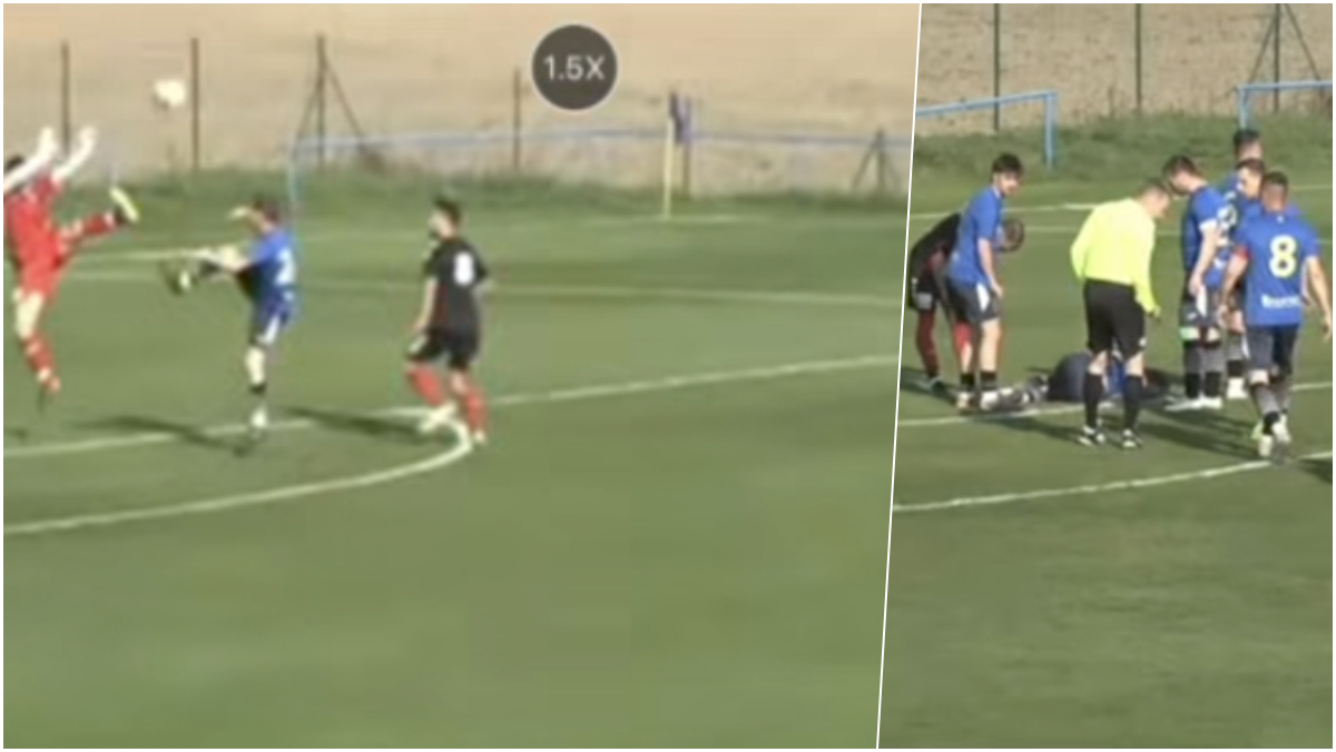 / Brutálny kung-fu kop brankára v dedinskom futbale | Šport.sk